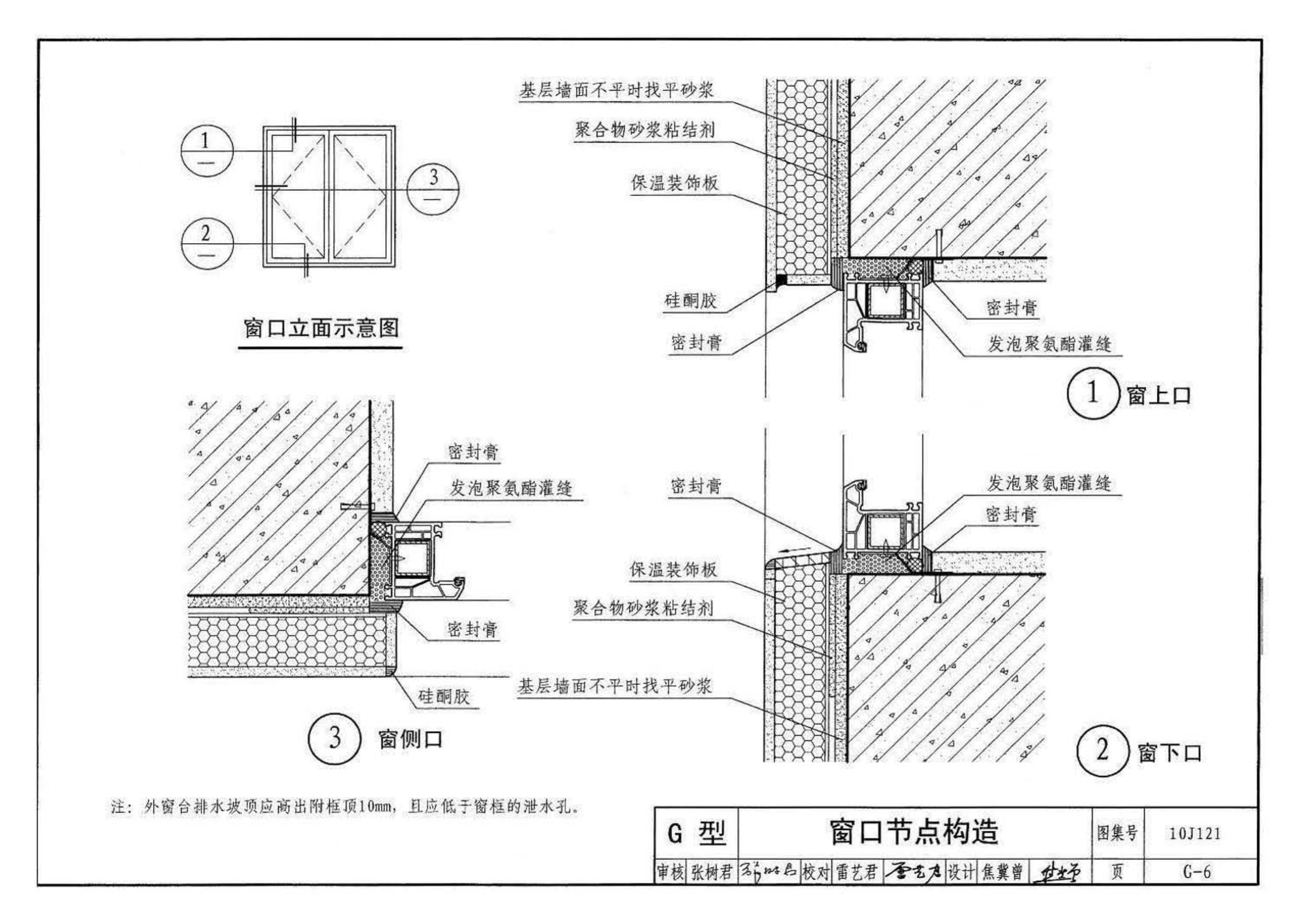 10J121--外墙外保温建筑构造