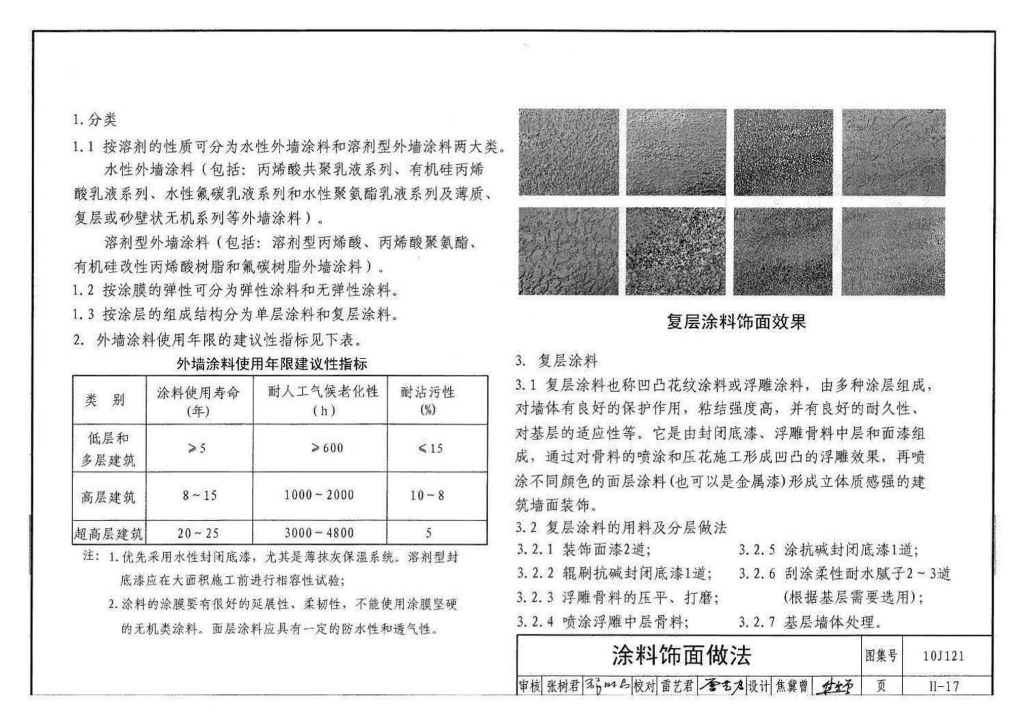 10J121--外墙外保温建筑构造