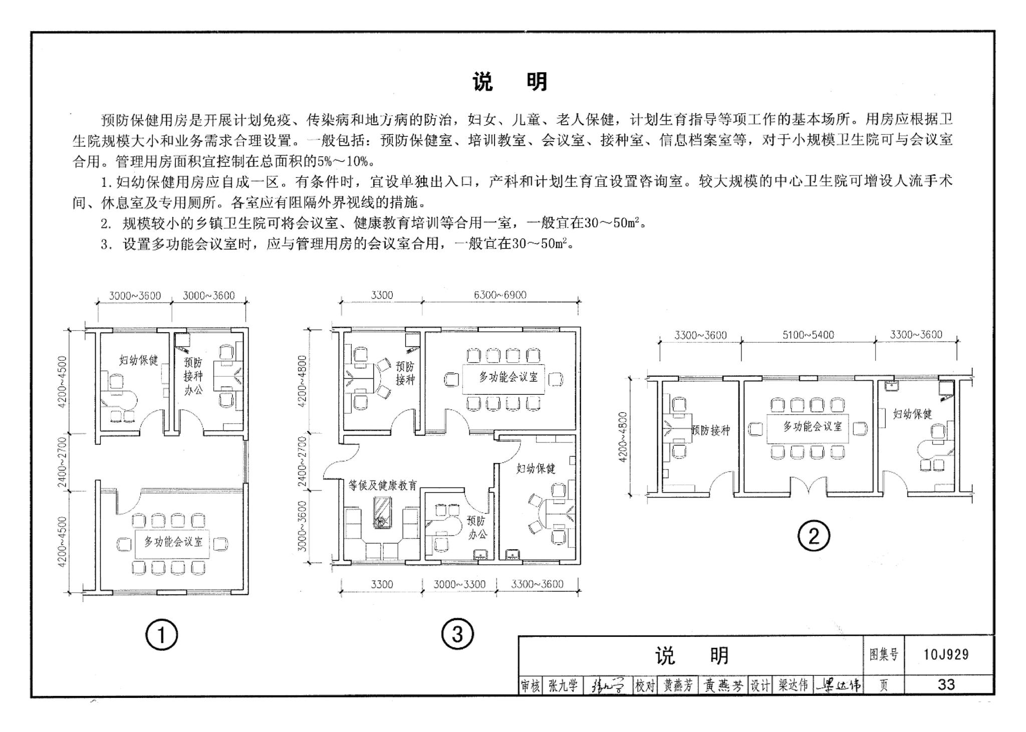 10J929--乡镇卫生院建筑标准设计样图