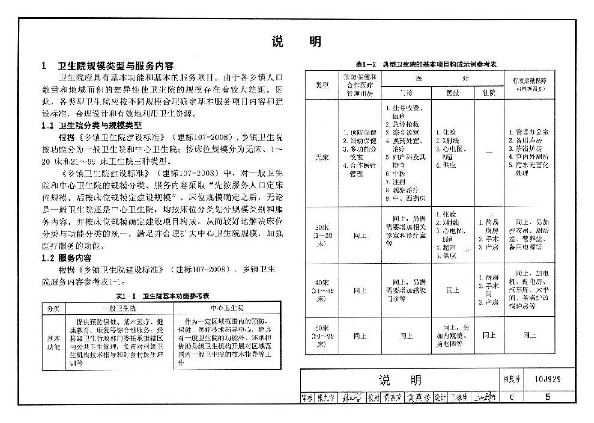 10J929--乡镇卫生院建筑标准设计样图