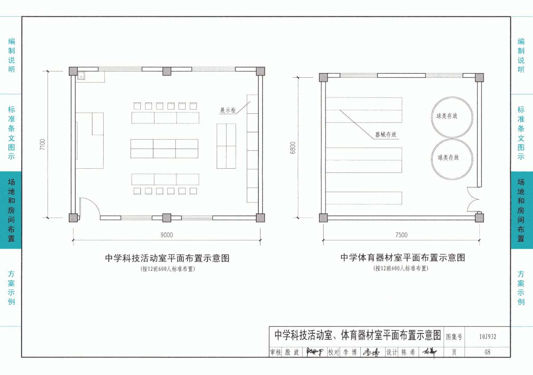 10J932--农村中小学校标准设计样图