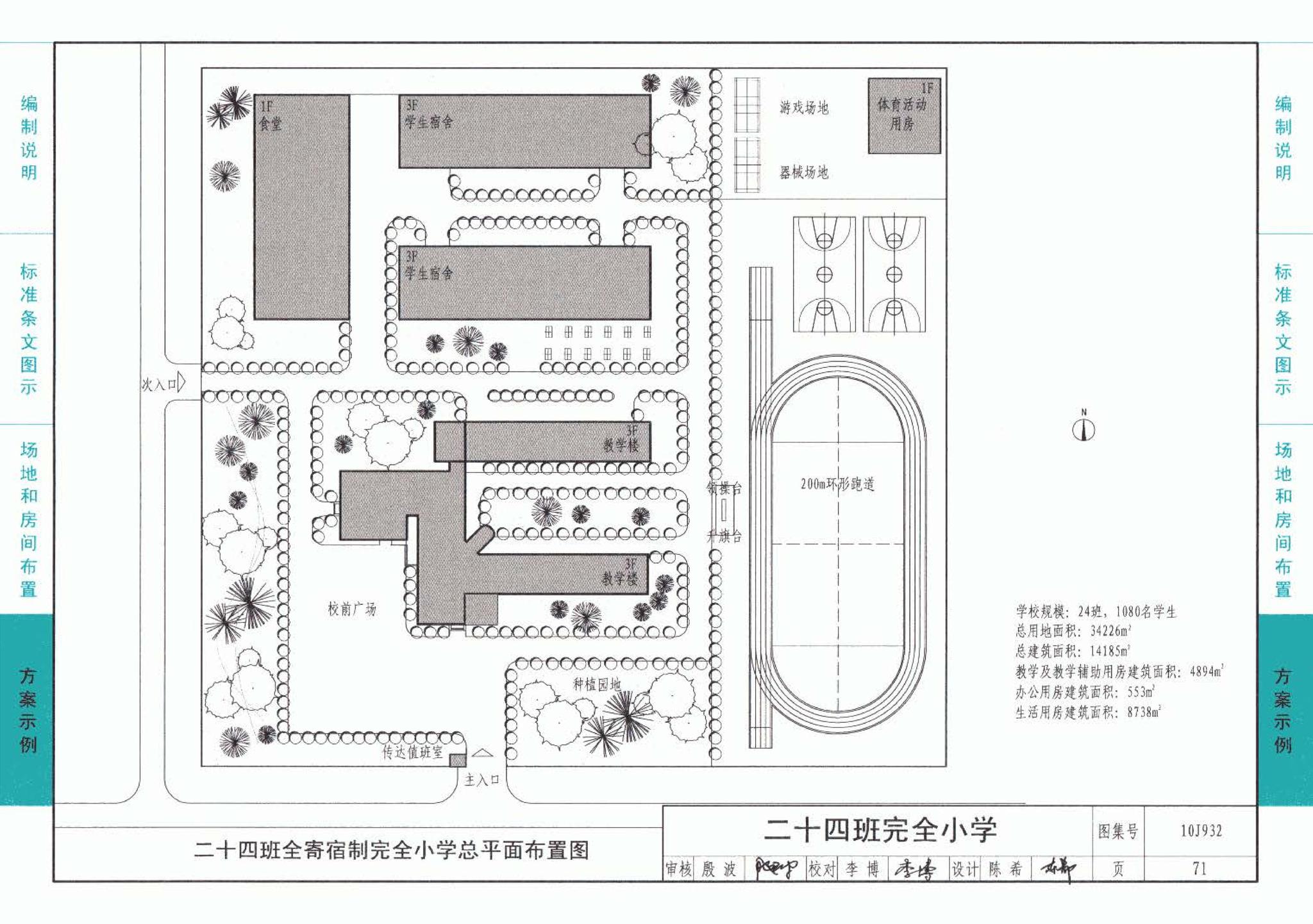 10J932--农村中小学校标准设计样图