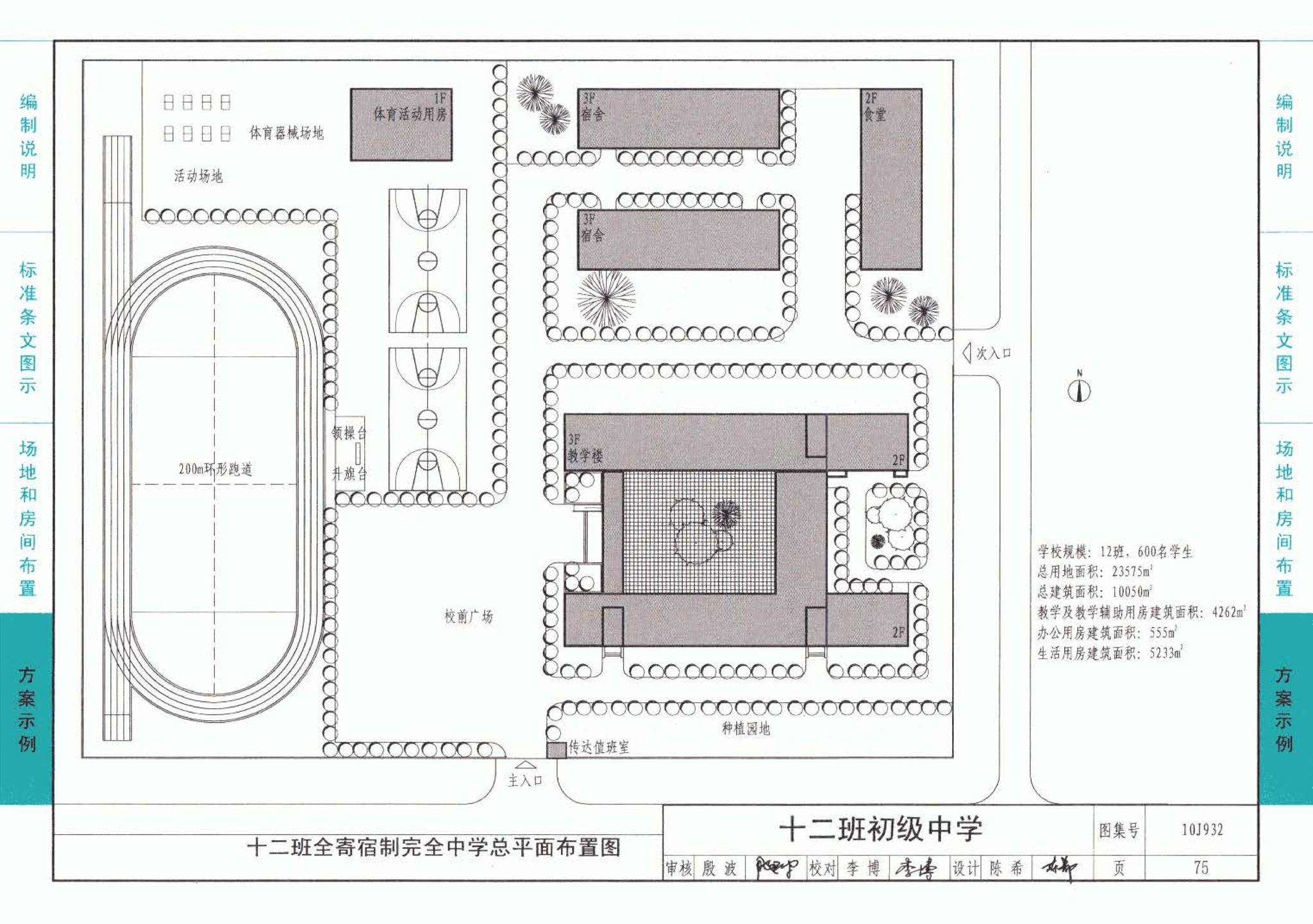 10J932--农村中小学校标准设计样图