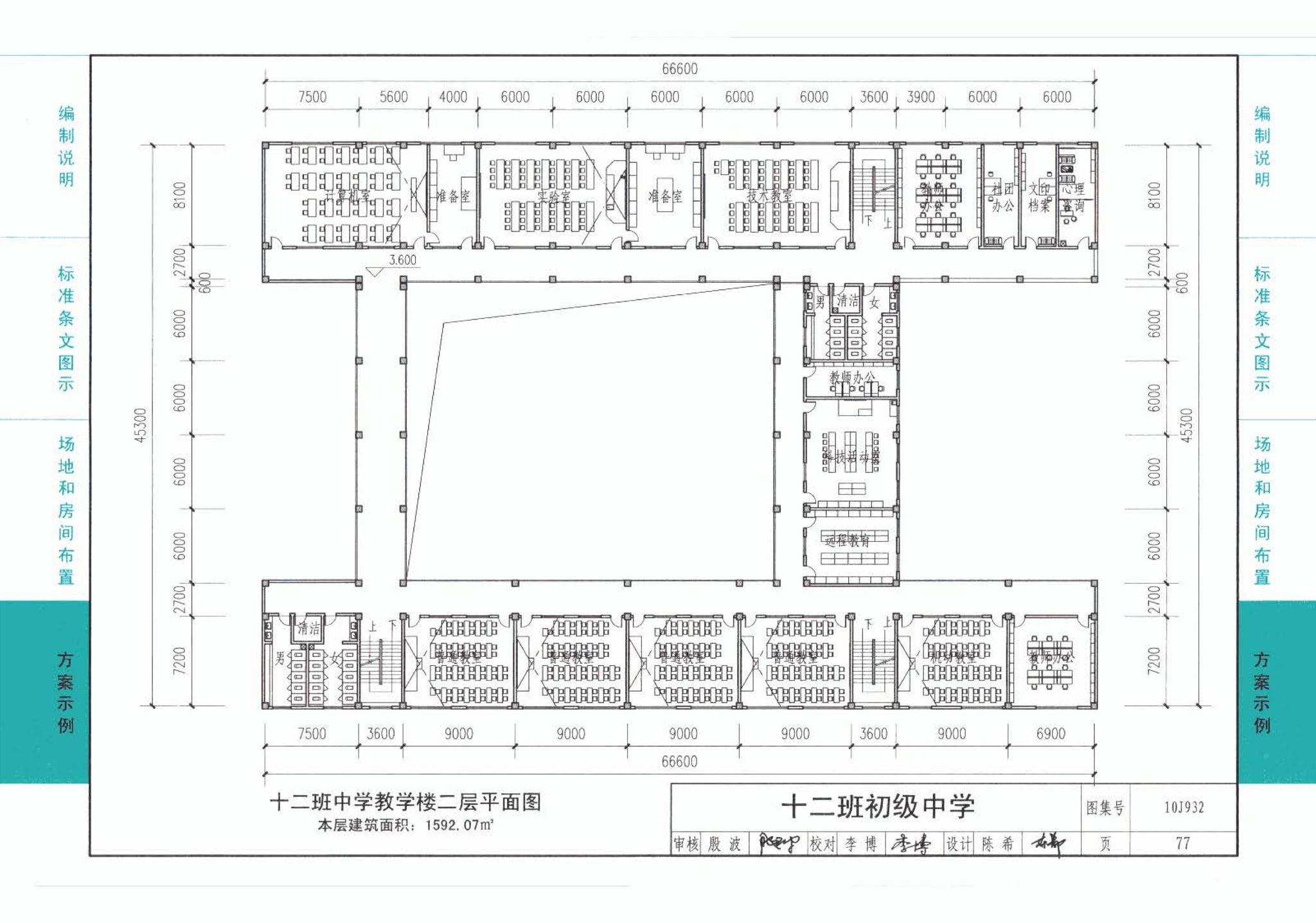 10J932--农村中小学校标准设计样图