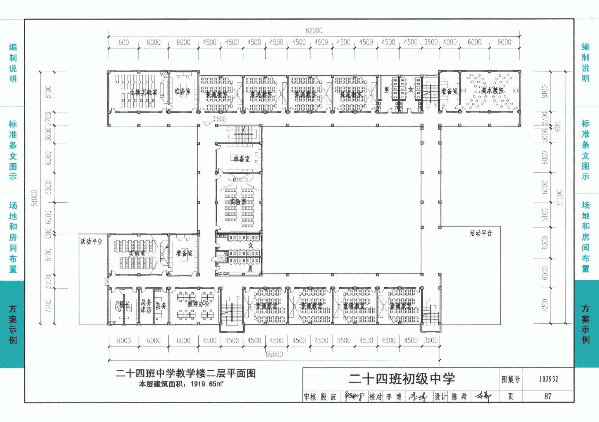 10J932--农村中小学校标准设计样图