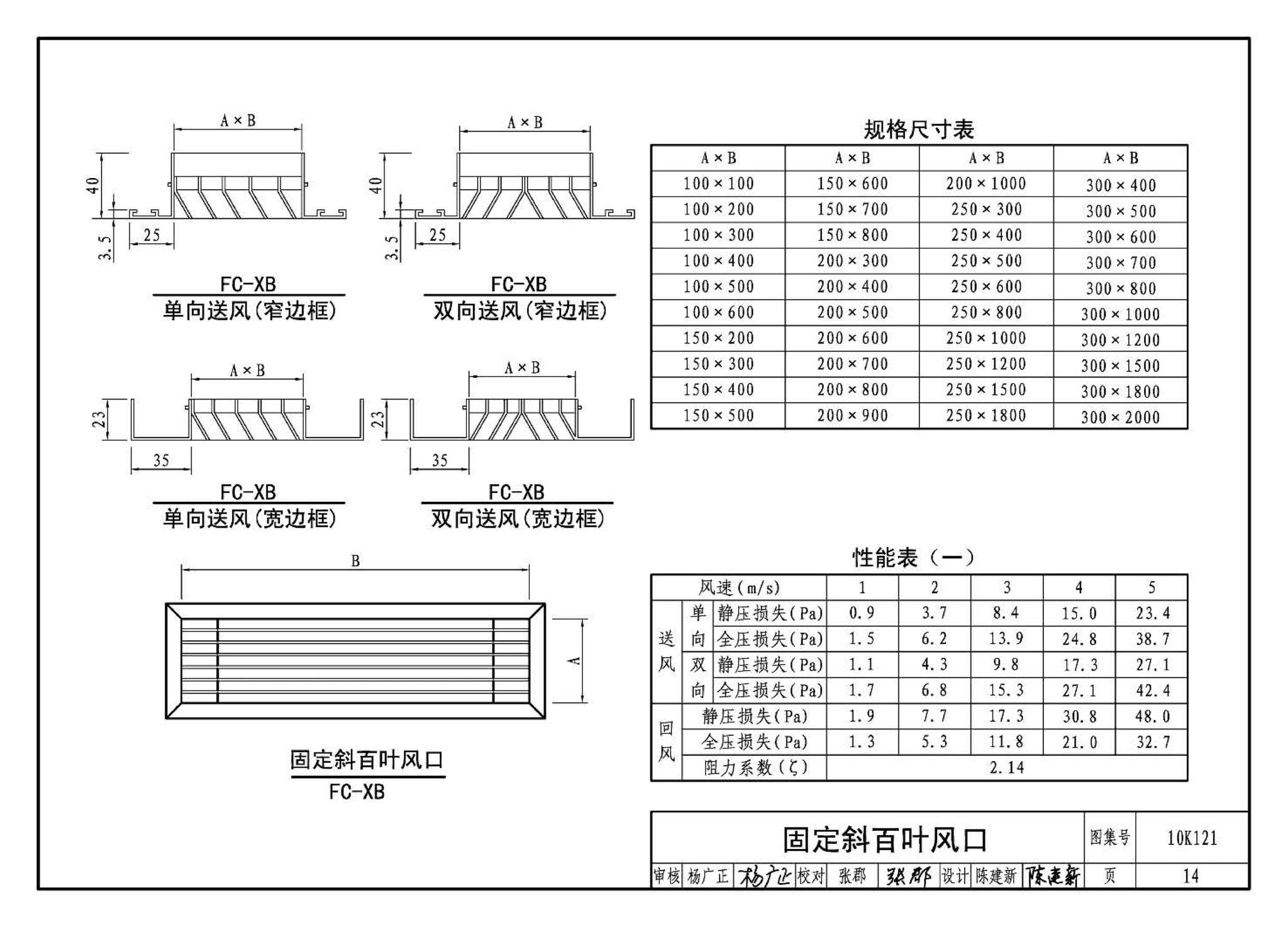 10K121--风口选用与安装