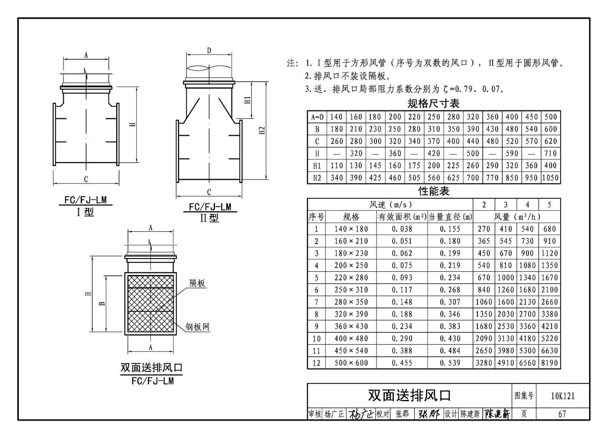 10K121--风口选用与安装