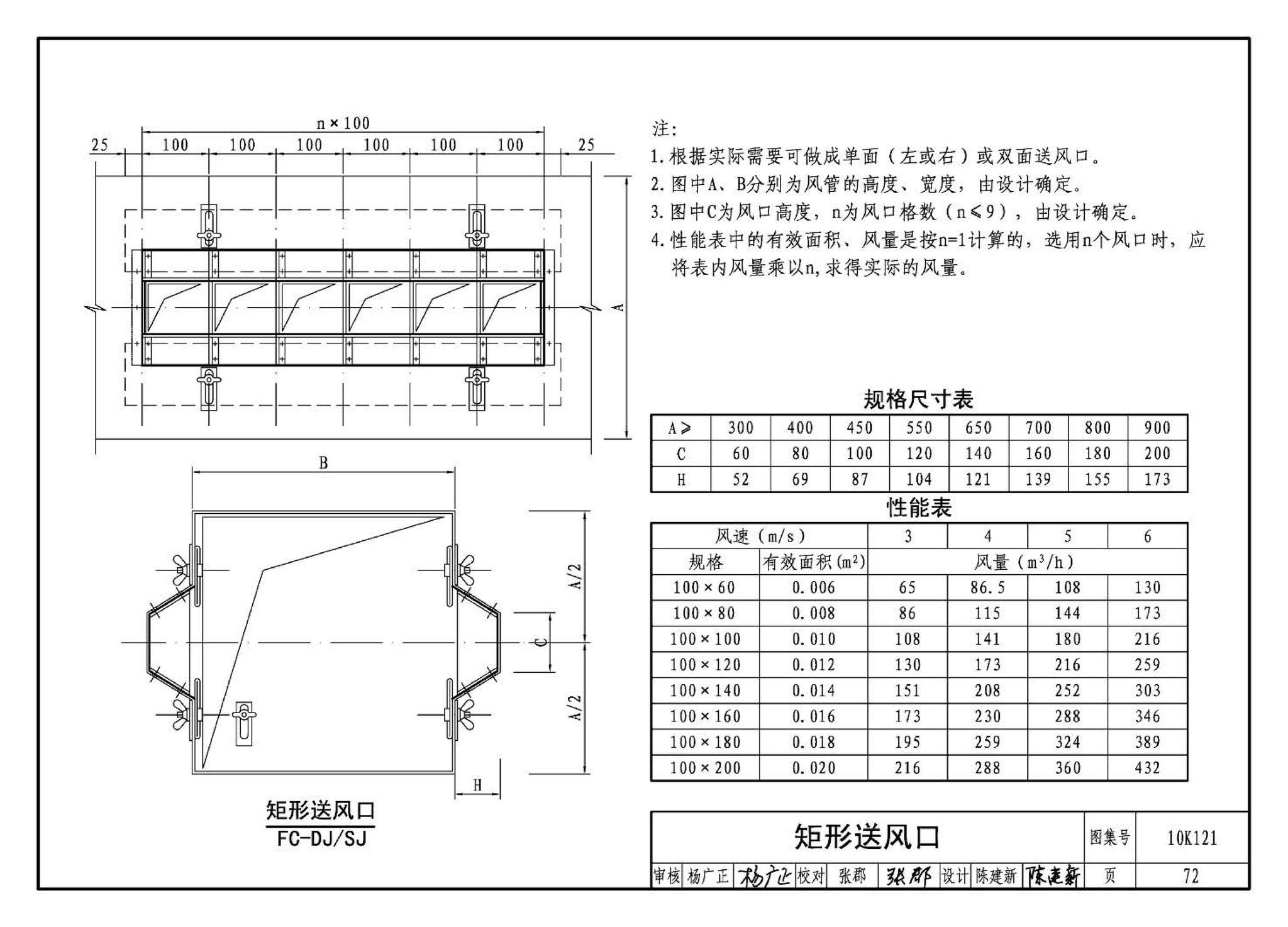 10K121--风口选用与安装