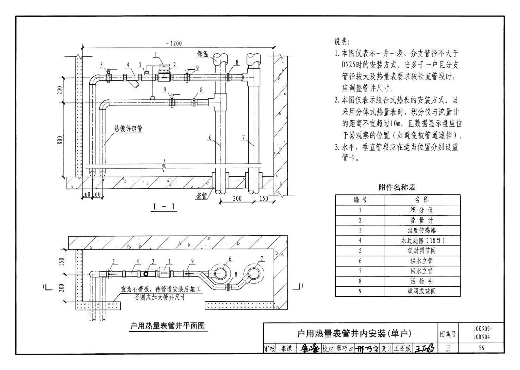 10K509 10R504--暖通动力施工安装图集（一）（水系统）