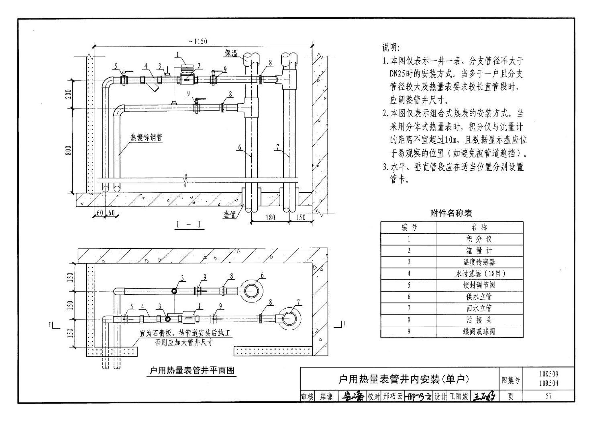 10K509 10R504--暖通动力施工安装图集（一）（水系统）