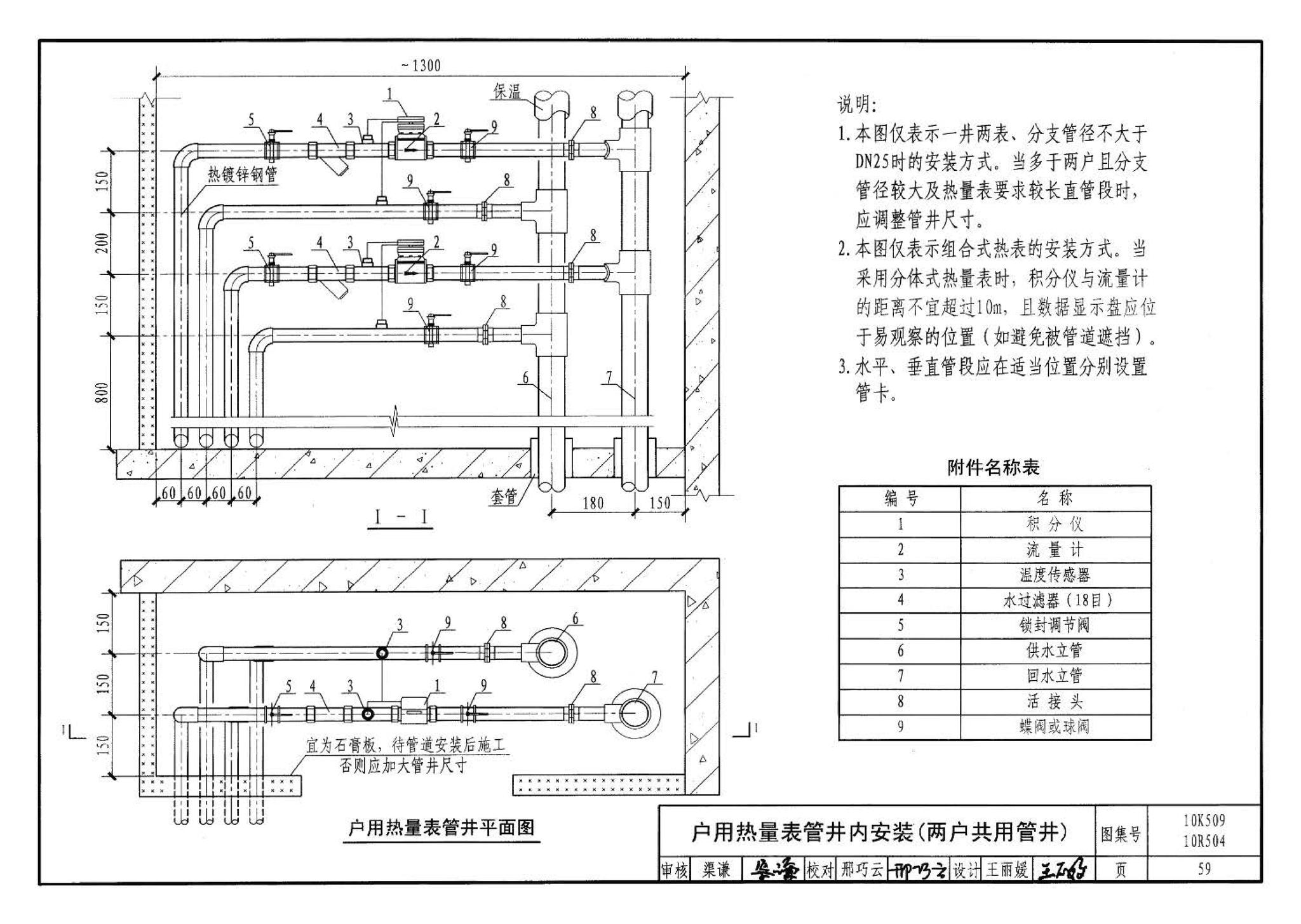 10R504 10K509--暖通动力施工安装图集（一）（水系统）