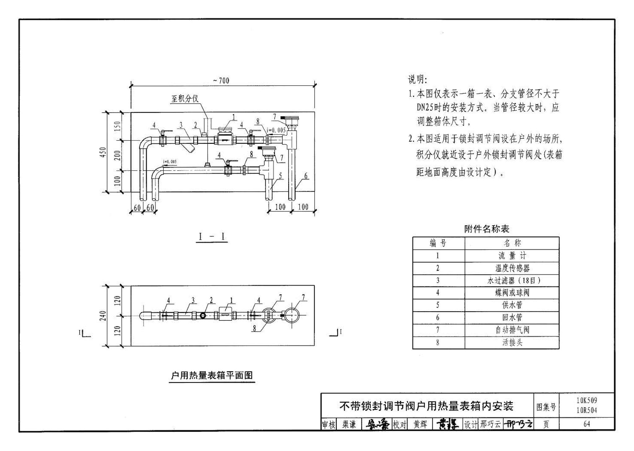 10R504 10K509--暖通动力施工安装图集（一）（水系统）