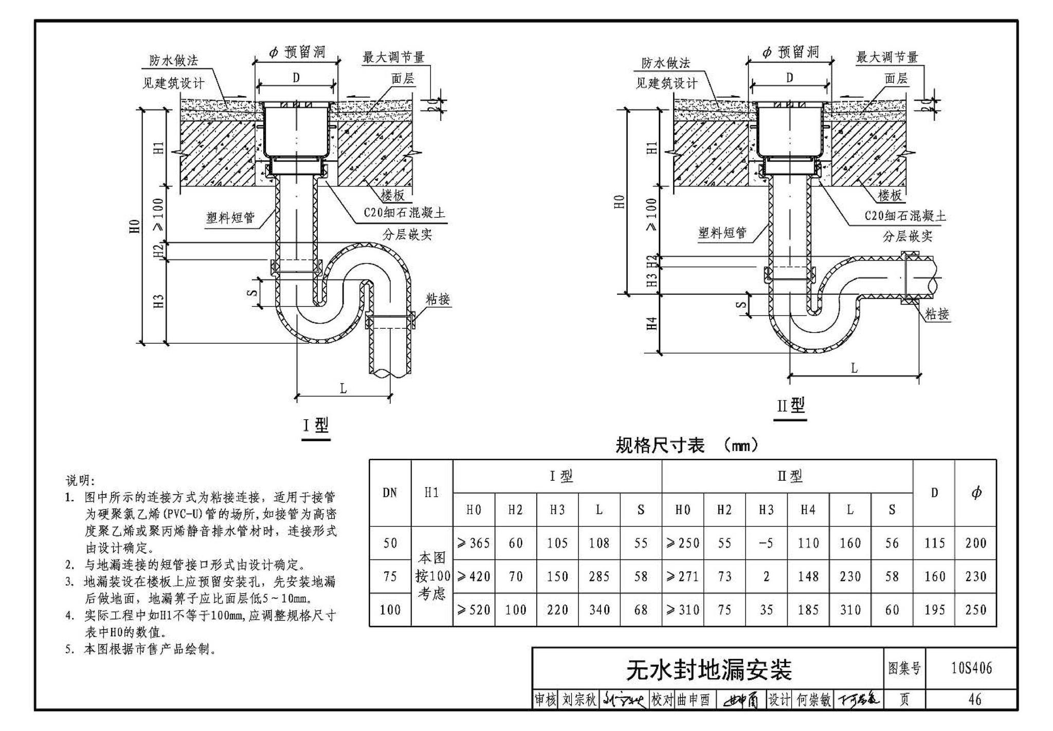 10S406--建筑排水塑料管道安装