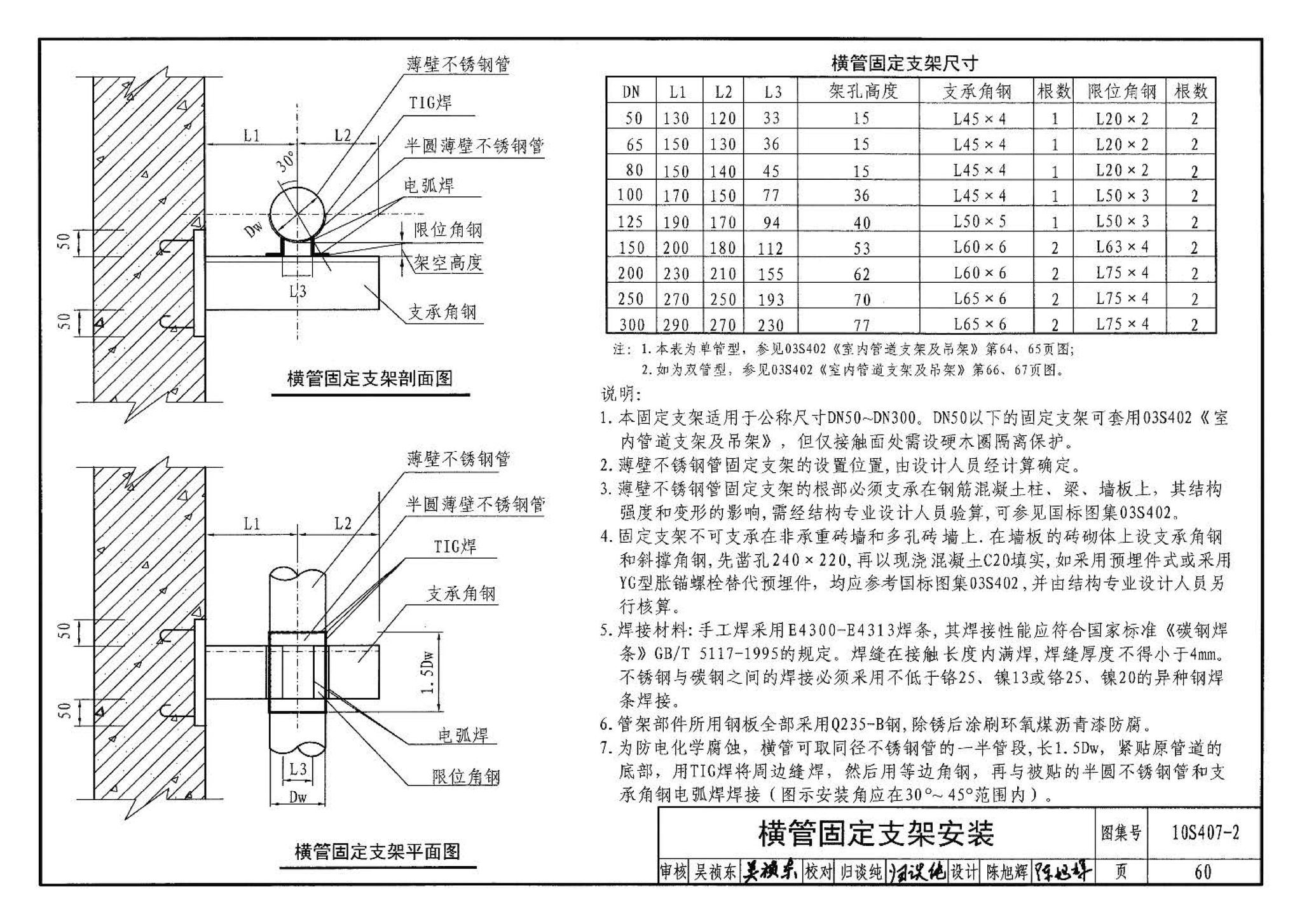 10S407-2--建筑给水薄壁不锈钢管道安装