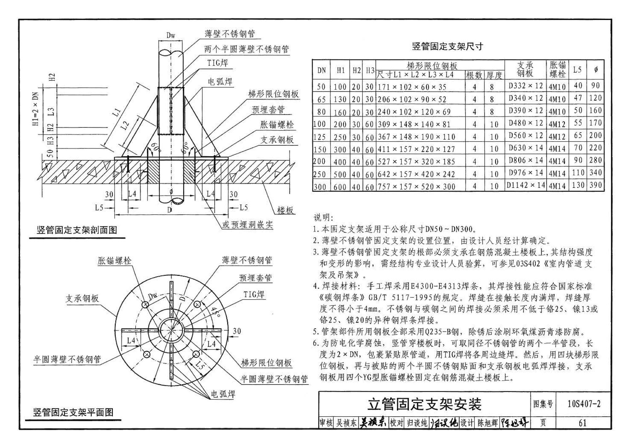 10S407-2--建筑给水薄壁不锈钢管道安装