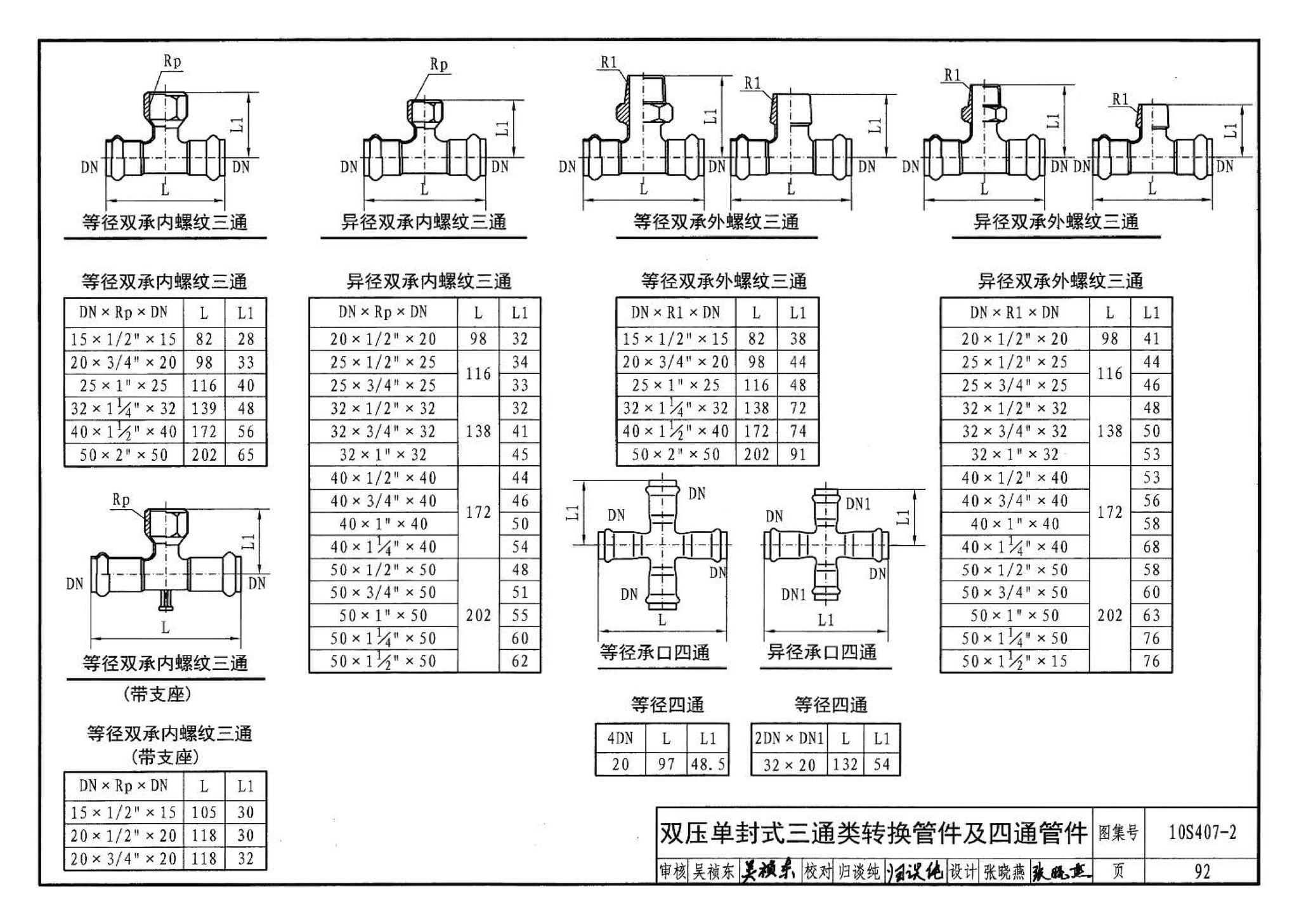 10S407-2--建筑给水薄壁不锈钢管道安装