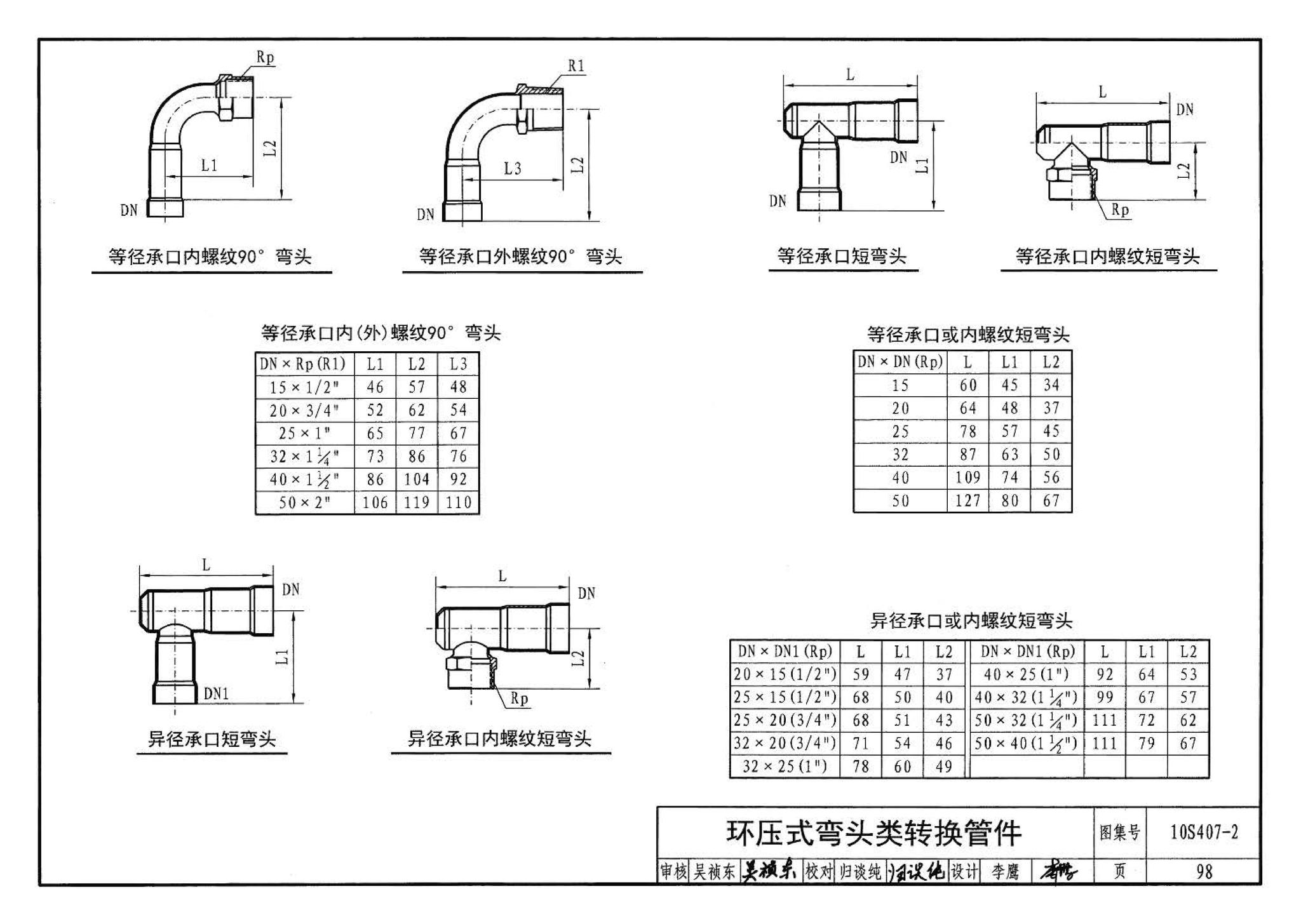 10S407-2--建筑给水薄壁不锈钢管道安装