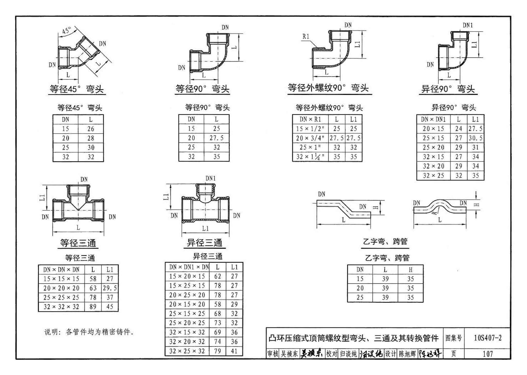 10S407-2--建筑给水薄壁不锈钢管道安装