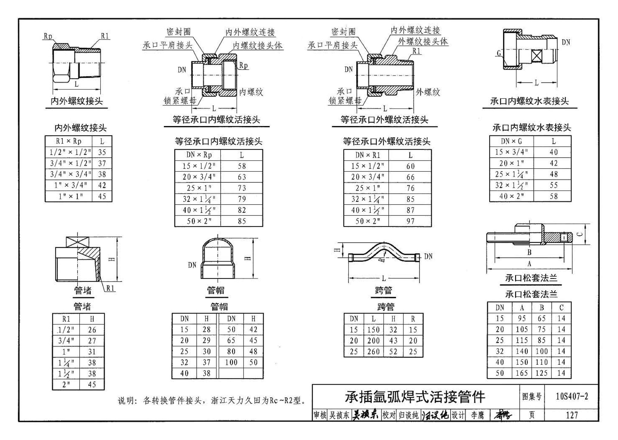 10S407-2--建筑给水薄壁不锈钢管道安装