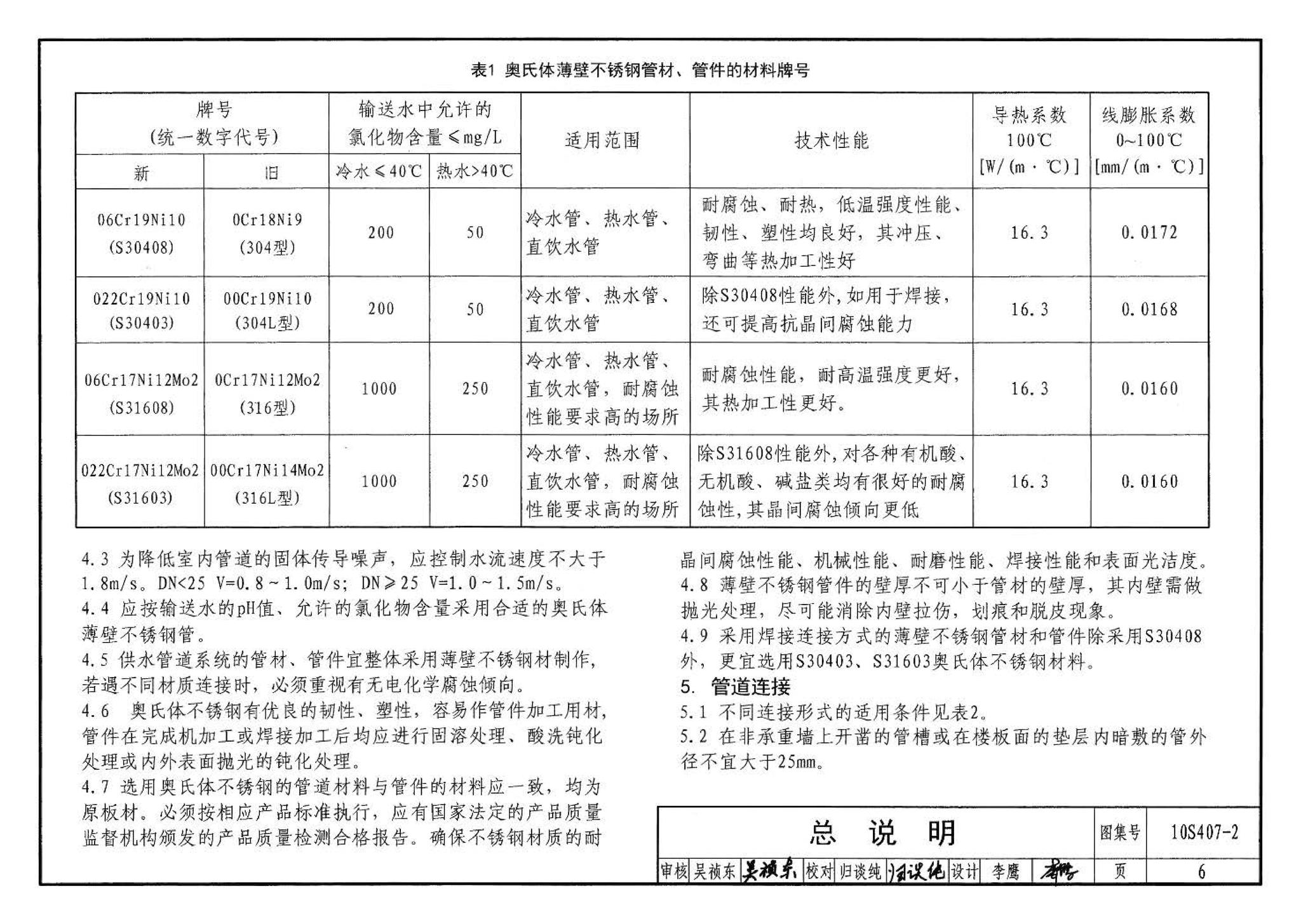 10S407-2--建筑给水薄壁不锈钢管道安装