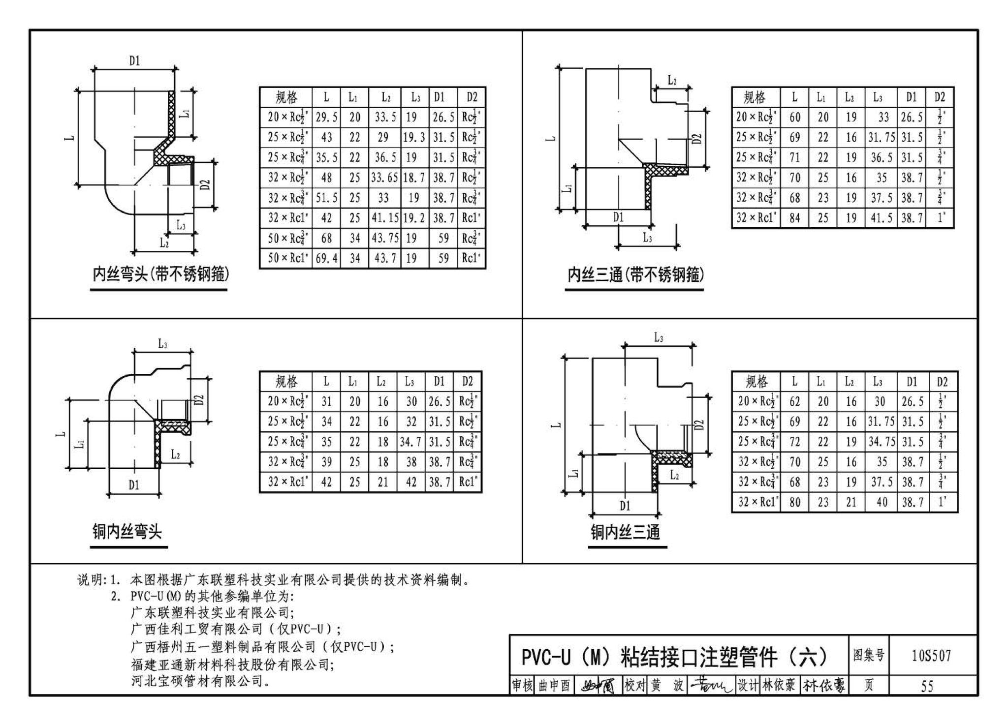 10S507--建筑小区埋地塑料给水管道施工