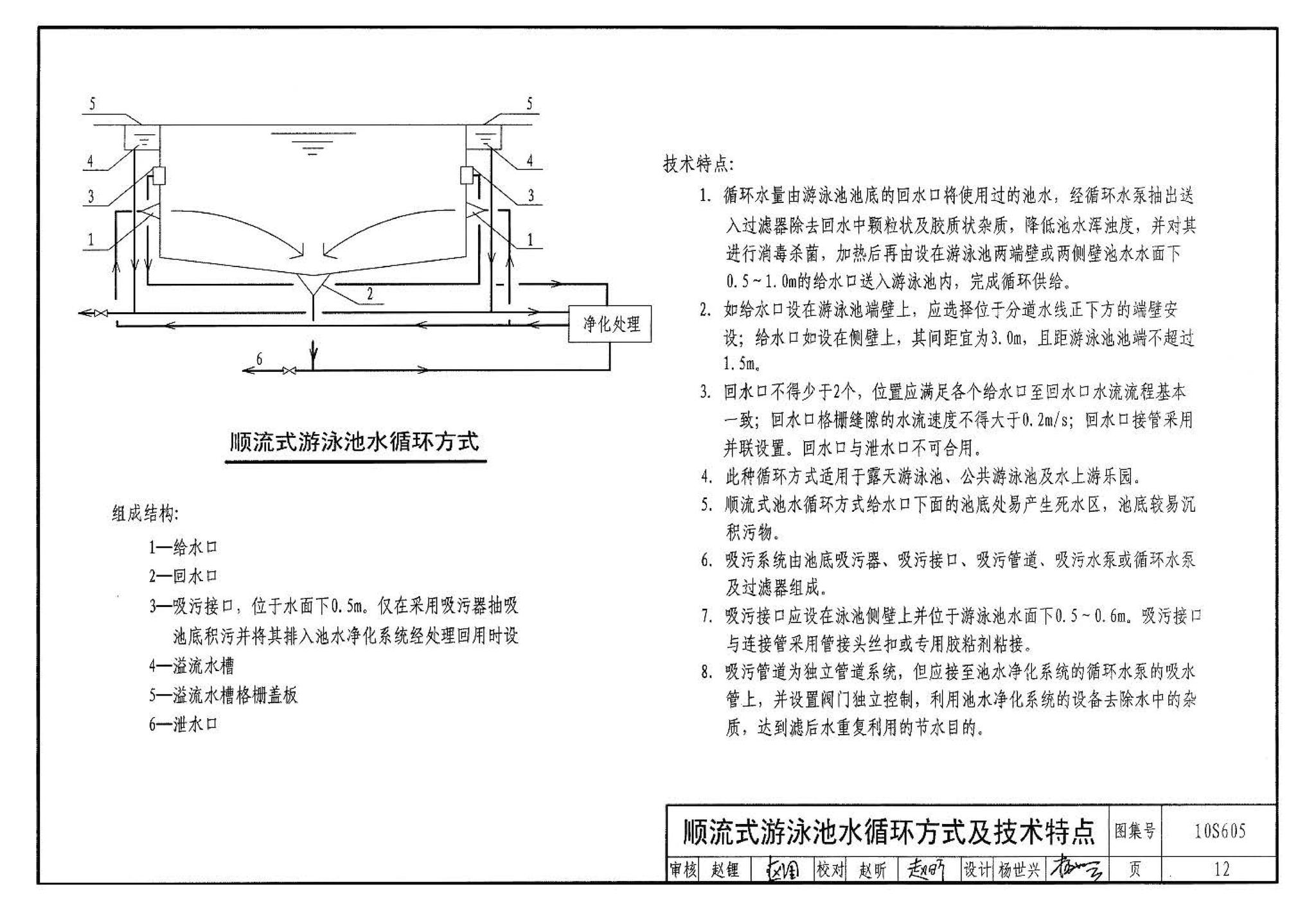 10S605--游泳池设计及附件安装