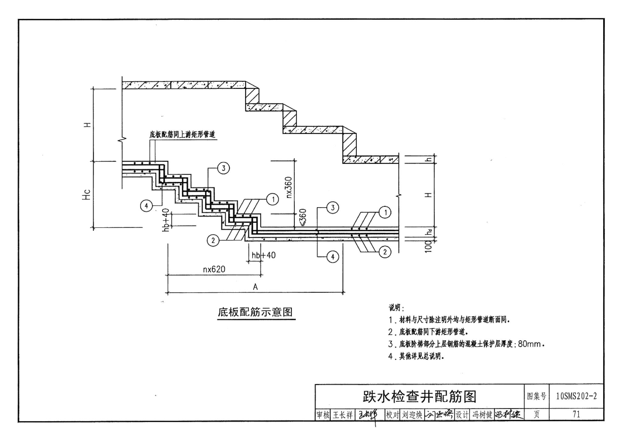 10SMS202-2--埋地矩形雨水管道及其附属构筑物（砖、石砌体）