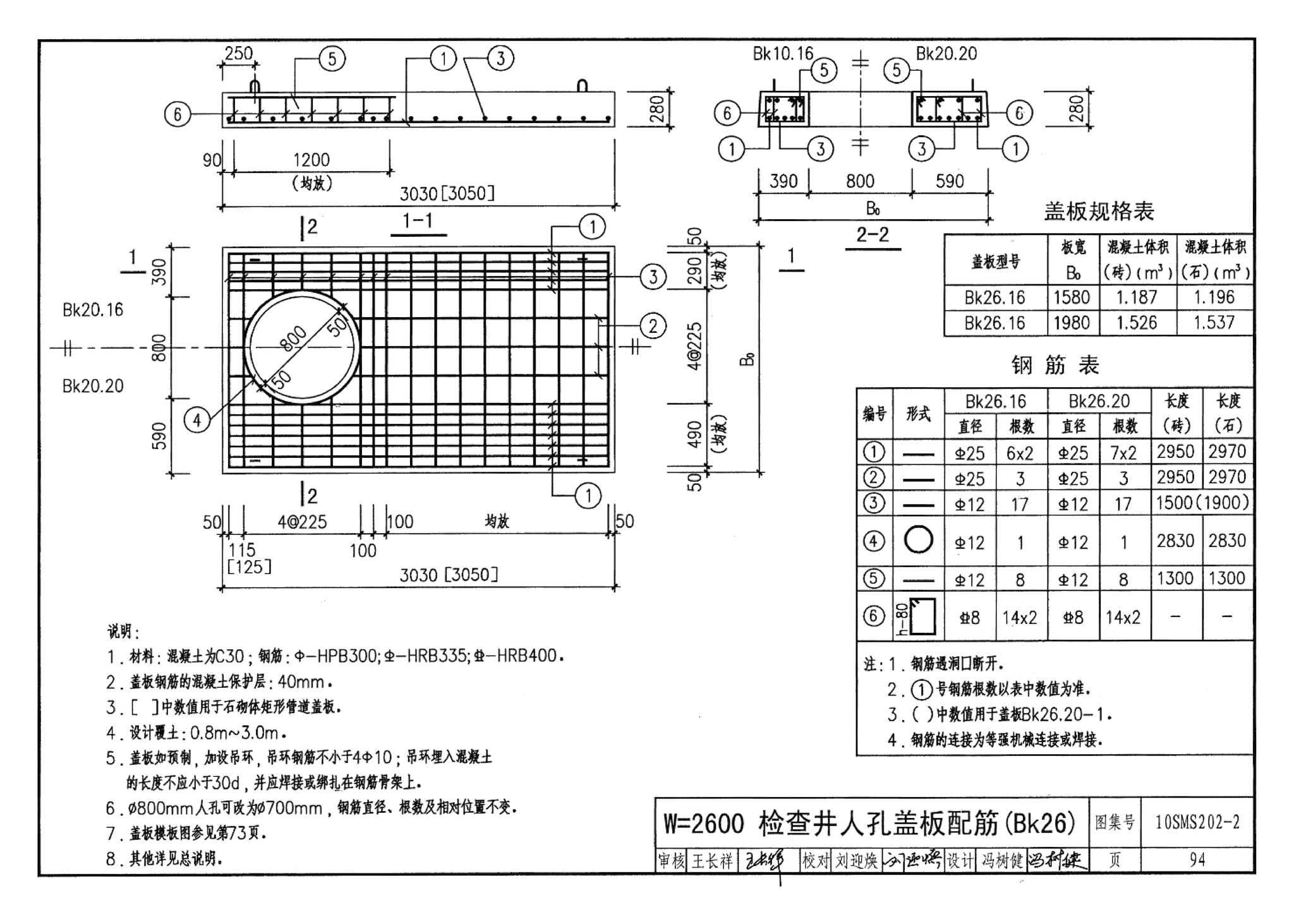 10SMS202-2--埋地矩形雨水管道及其附属构筑物（砖、石砌体）