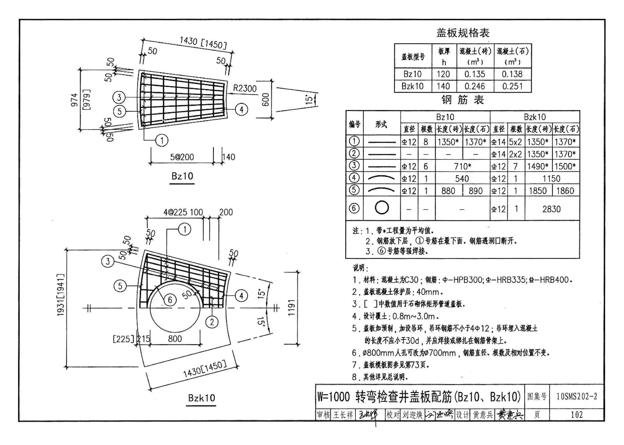 10SMS202-2--埋地矩形雨水管道及其附属构筑物（砖、石砌体）