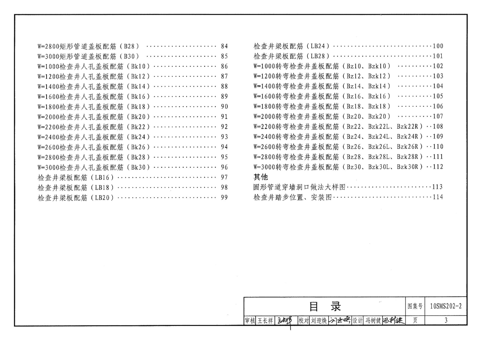 10SMS202-2--埋地矩形雨水管道及其附属构筑物（砖、石砌体）