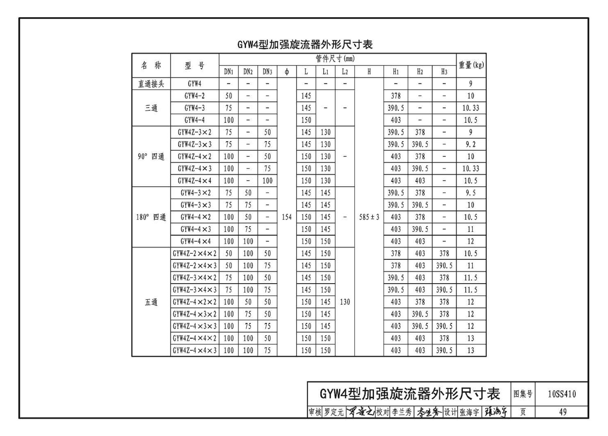 10SS410--建筑特殊单立管排水系统安装