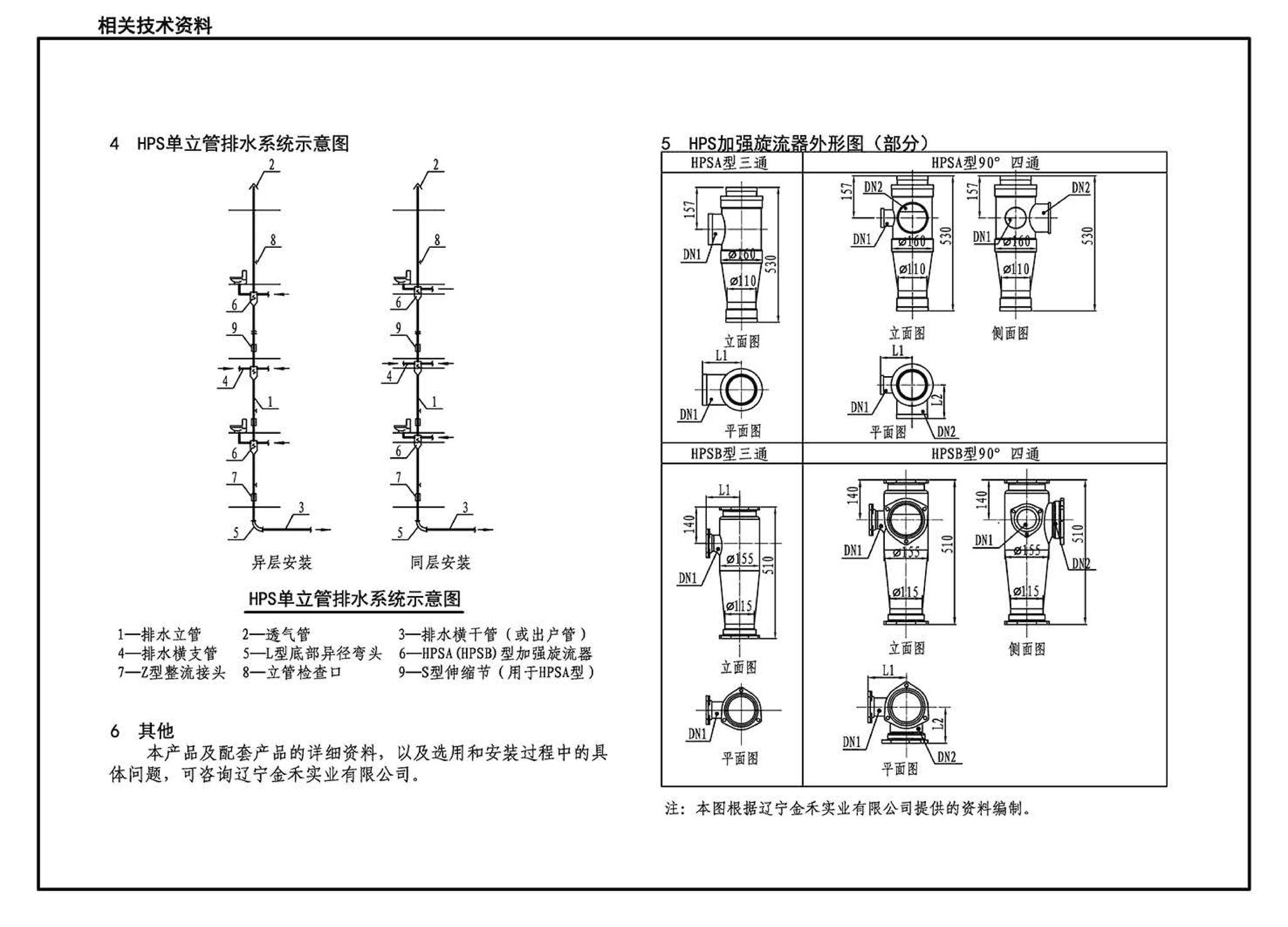 10SS410--建筑特殊单立管排水系统安装