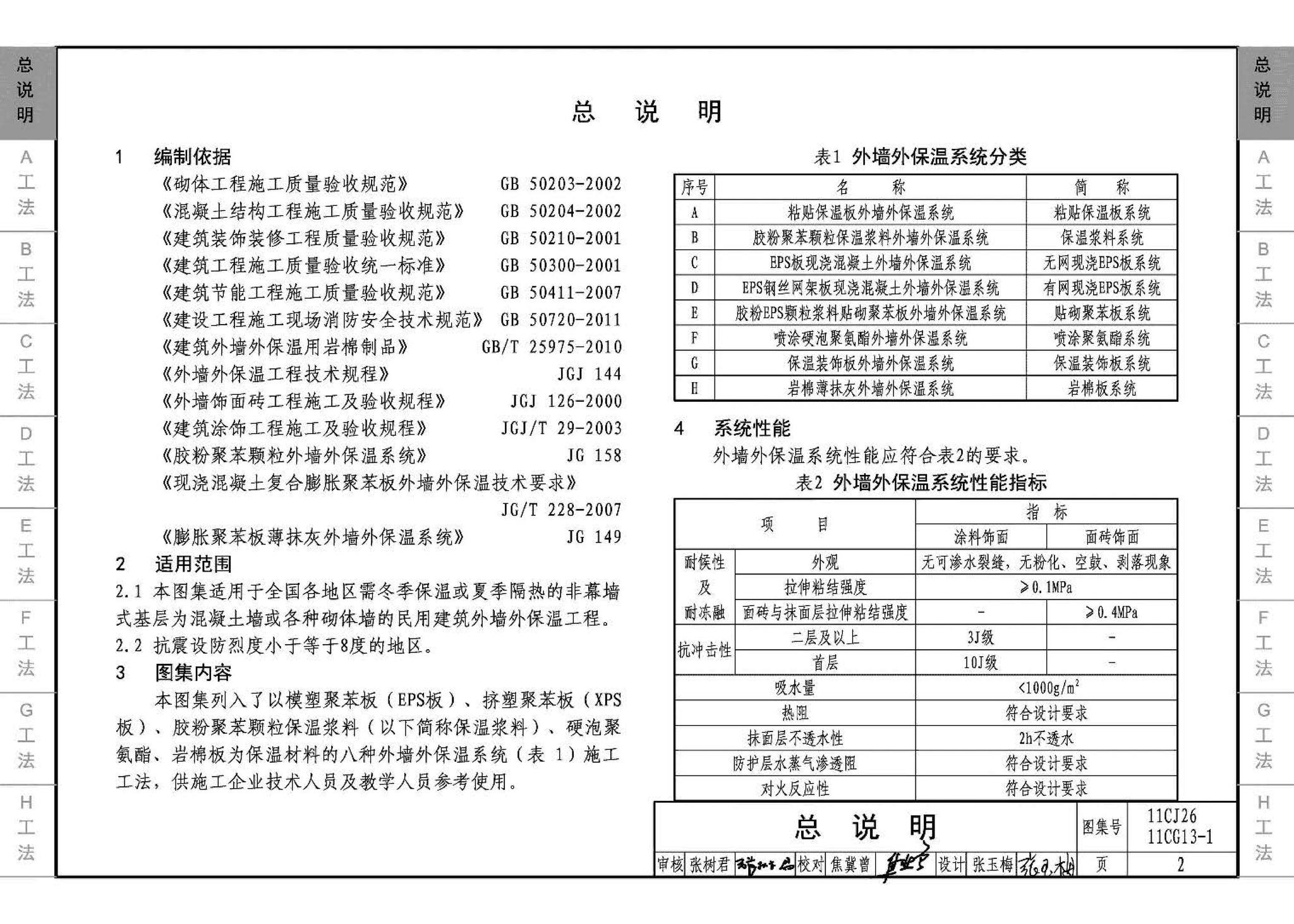 11CG13-1 11CJ26--房屋建筑工程施工工法图示（一）－外墙外保温系统施工工法（参考图集）