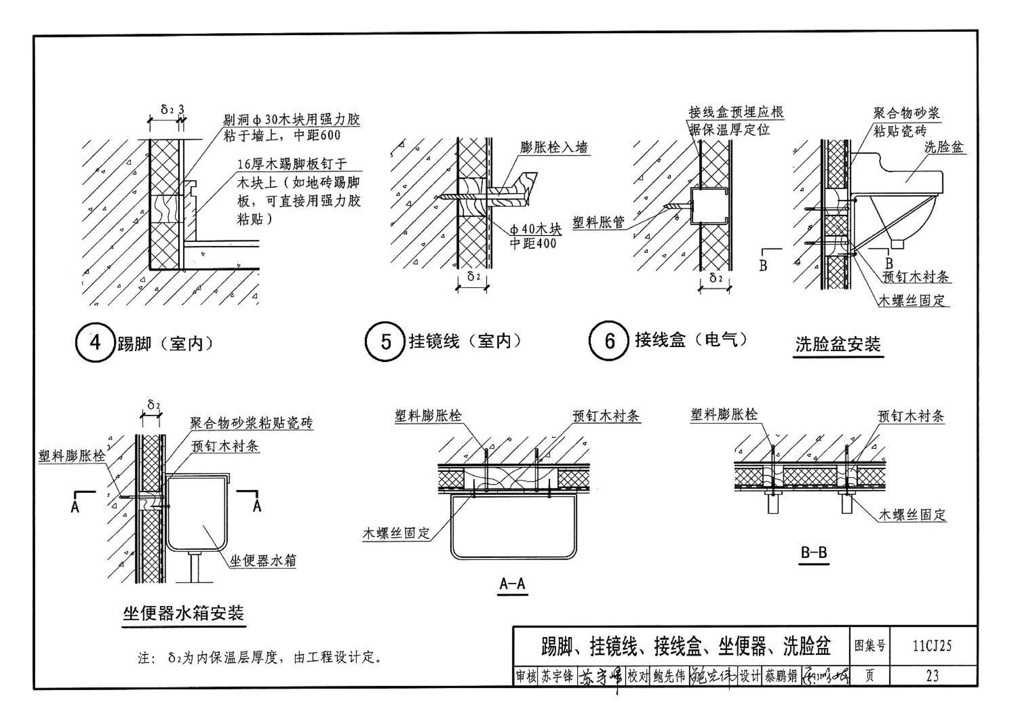 11CJ25--ZL轻质砂浆内外组合保温建筑构造（参考图集）