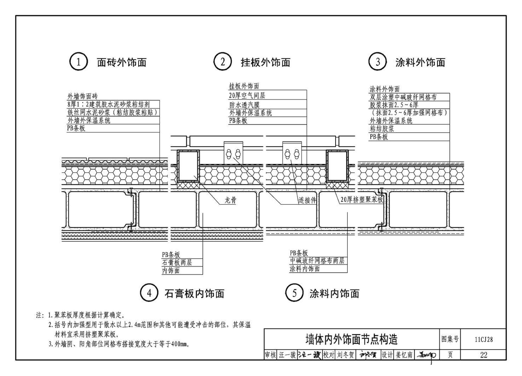 11CJ28--无机集料阻燃木塑复合条板建筑构造（参考图集）