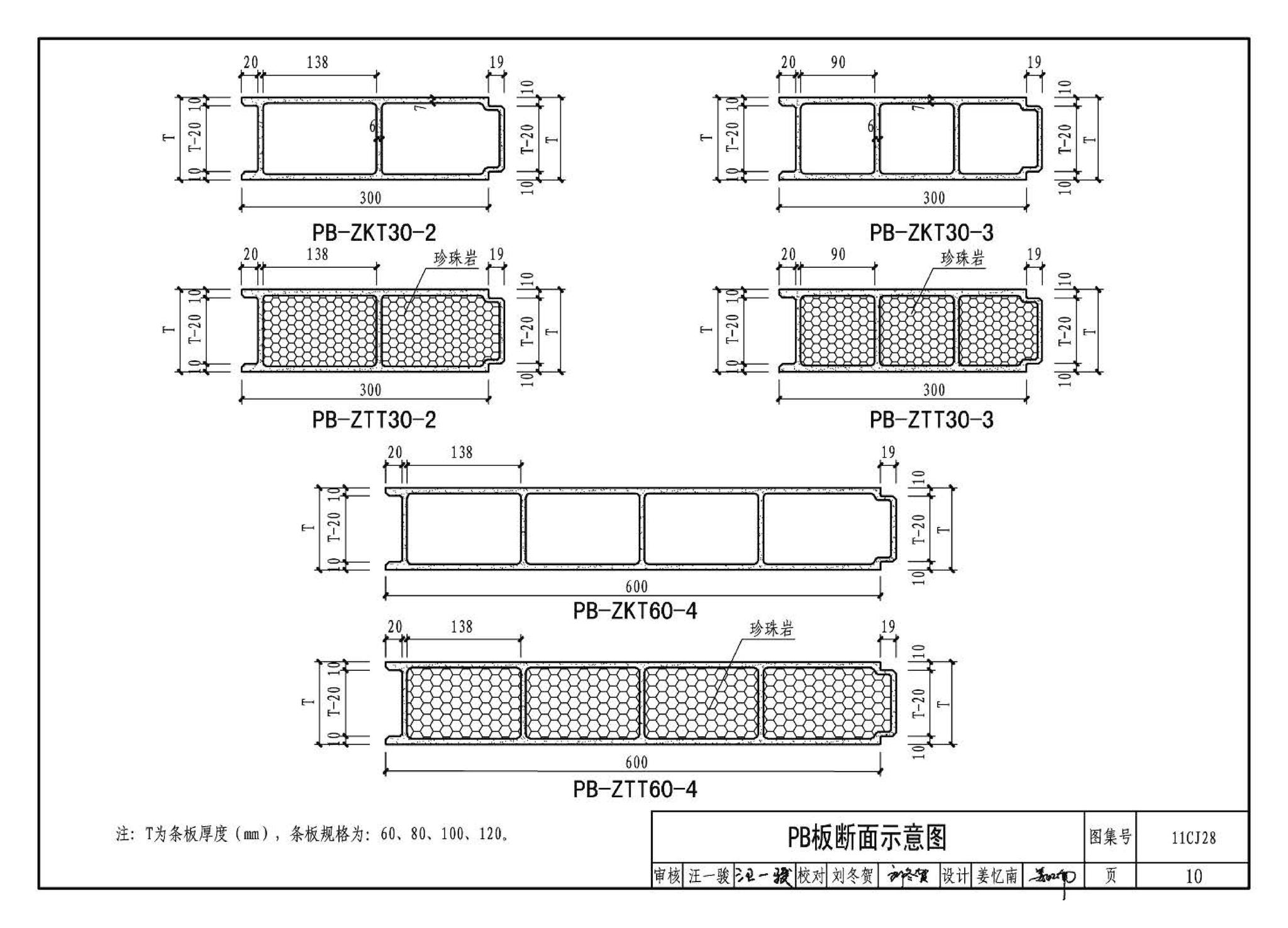 11CJ28--无机集料阻燃木塑复合条板建筑构造（参考图集）