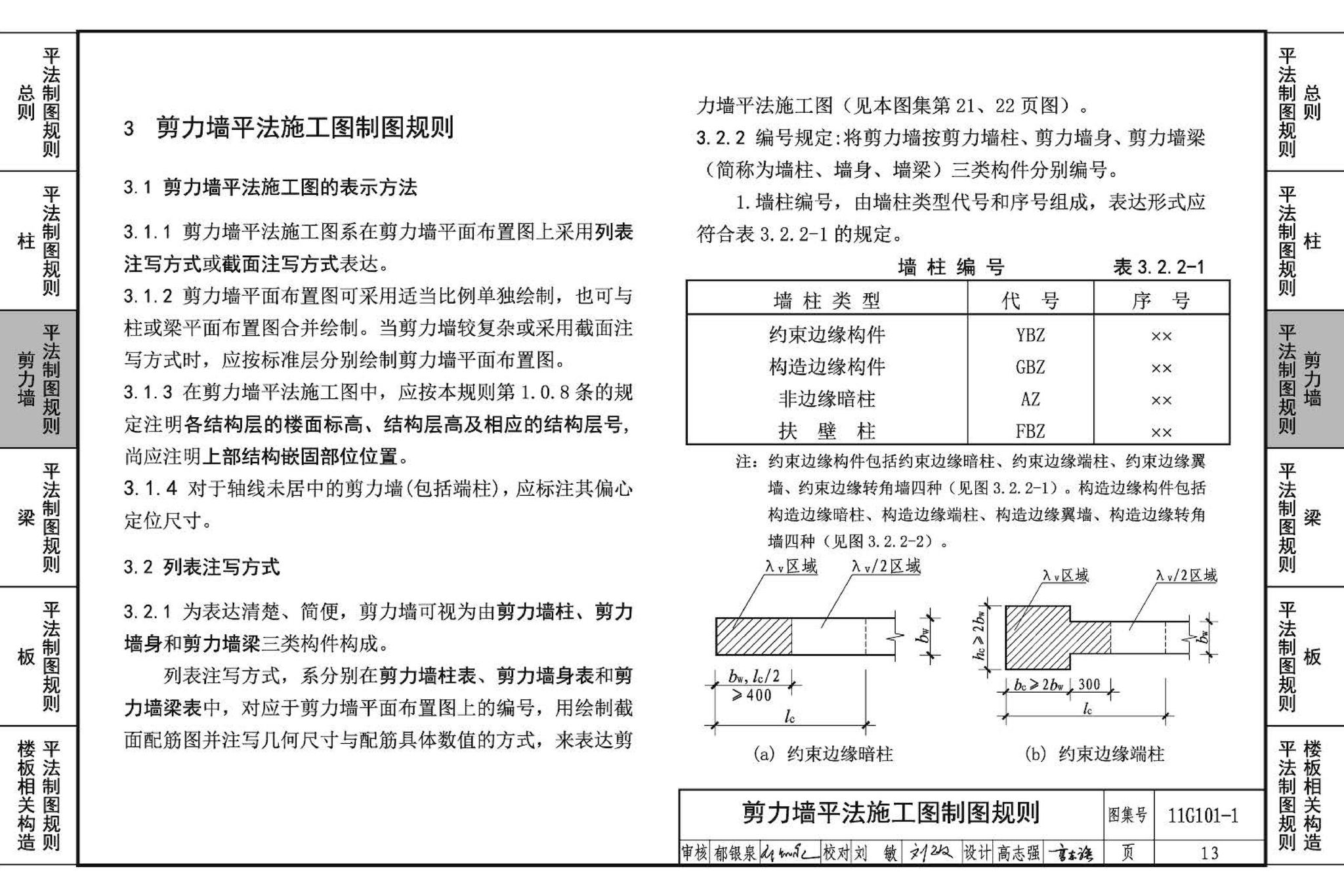 11G101-1--混凝土结构施工图平面整体表示方法制图规则和构造详图（现浇混凝土框架、剪力墙、梁、板）