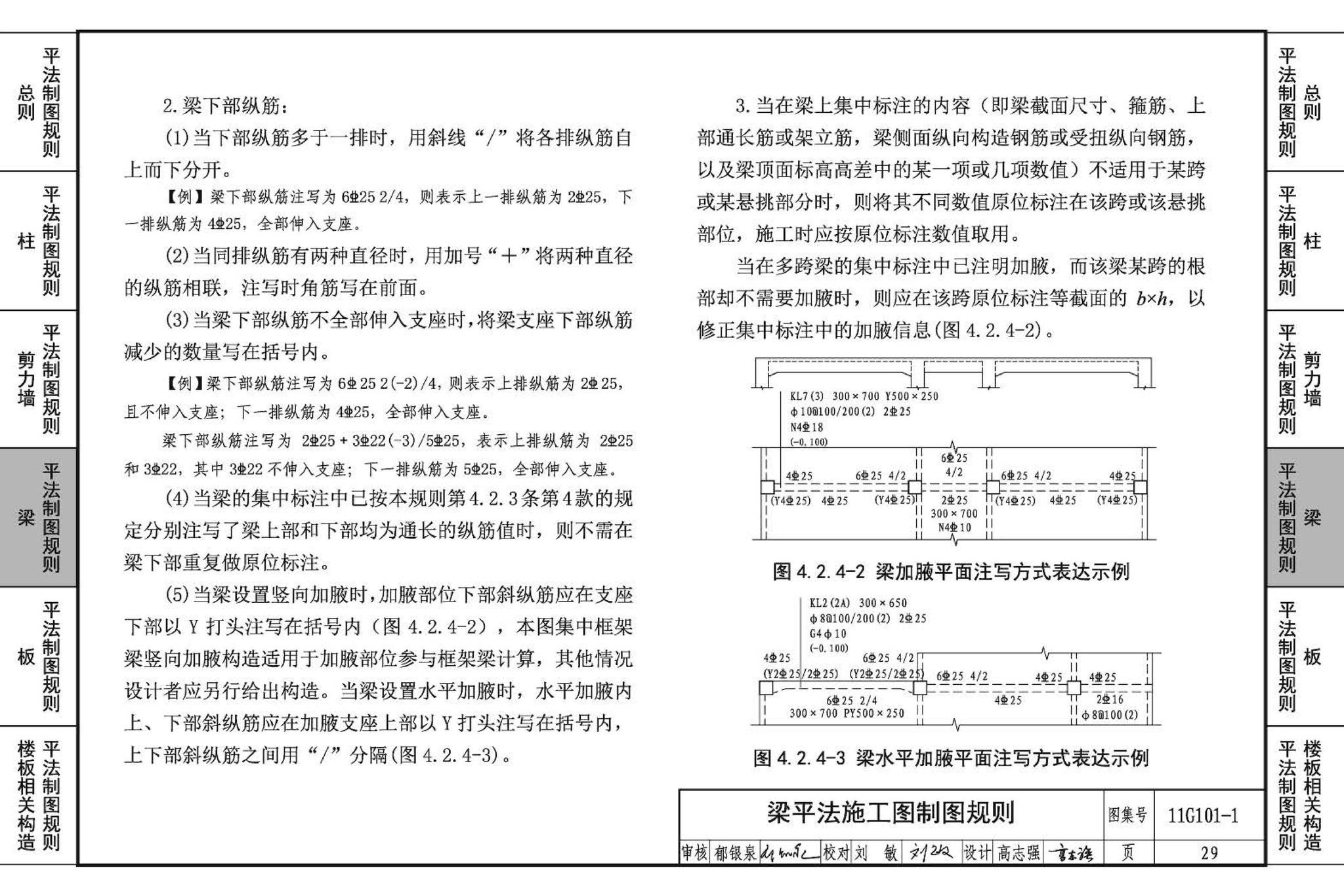 11G101-1--混凝土结构施工图平面整体表示方法制图规则和构造详图（现浇混凝土框架、剪力墙、梁、板）