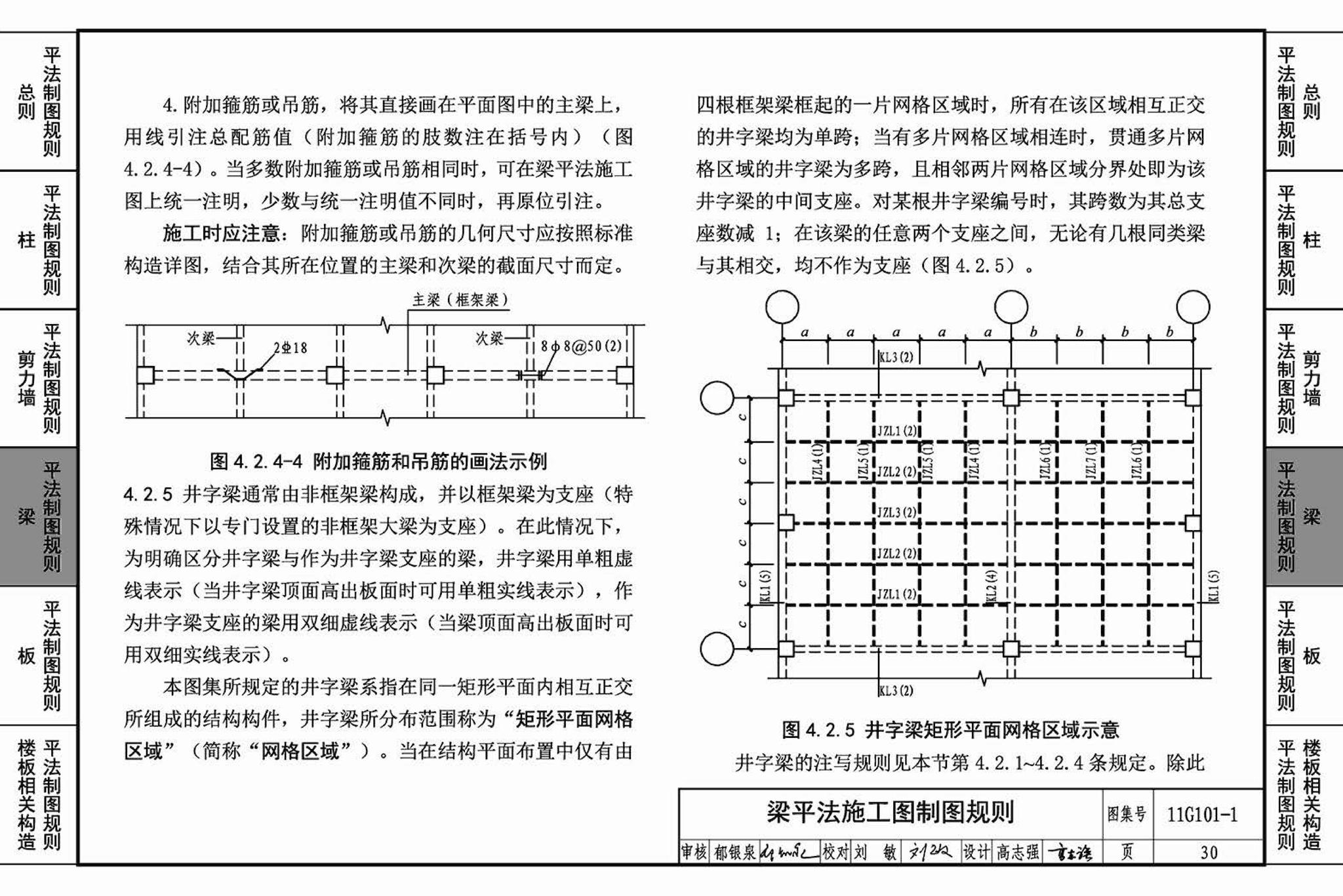 11G101-1--混凝土结构施工图平面整体表示方法制图规则和构造详图（现浇混凝土框架、剪力墙、梁、板）