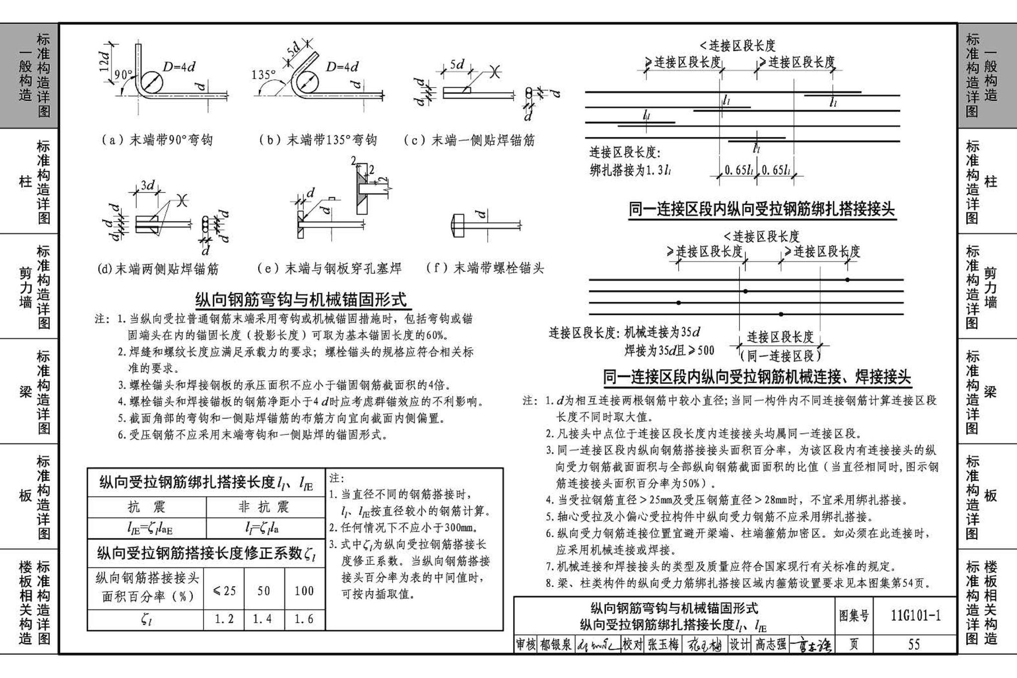 11G101-1--混凝土结构施工图平面整体表示方法制图规则和构造详图（现浇混凝土框架、剪力墙、梁、板）