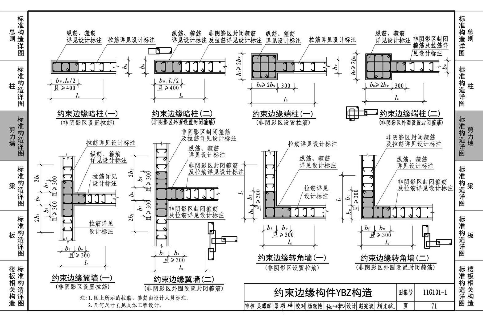 11G101-1--混凝土结构施工图平面整体表示方法制图规则和构造详图（现浇混凝土框架、剪力墙、梁、板）