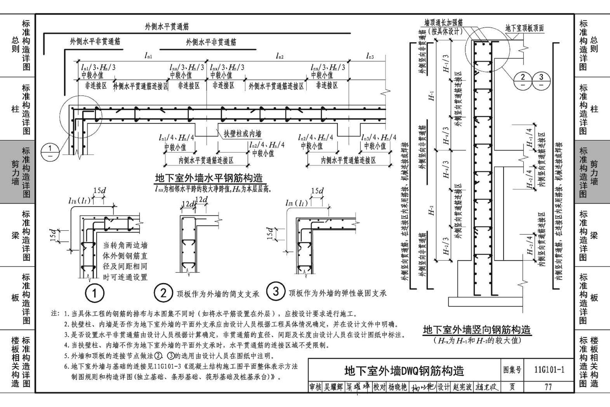 11G101-1--混凝土结构施工图平面整体表示方法制图规则和构造详图（现浇混凝土框架、剪力墙、梁、板）