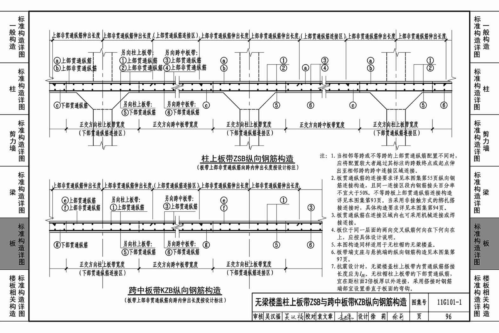 11G101-1--混凝土结构施工图平面整体表示方法制图规则和构造详图（现浇混凝土框架、剪力墙、梁、板）