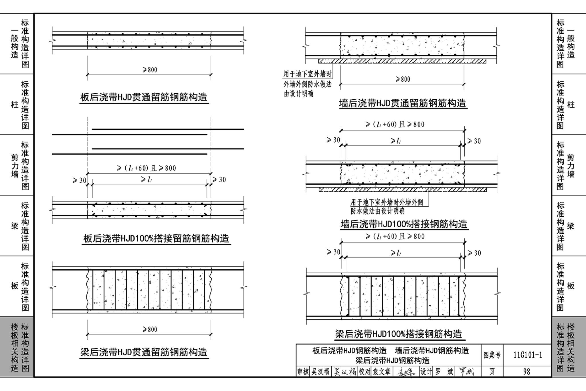 11G101-1--混凝土结构施工图平面整体表示方法制图规则和构造详图（现浇混凝土框架、剪力墙、梁、板）