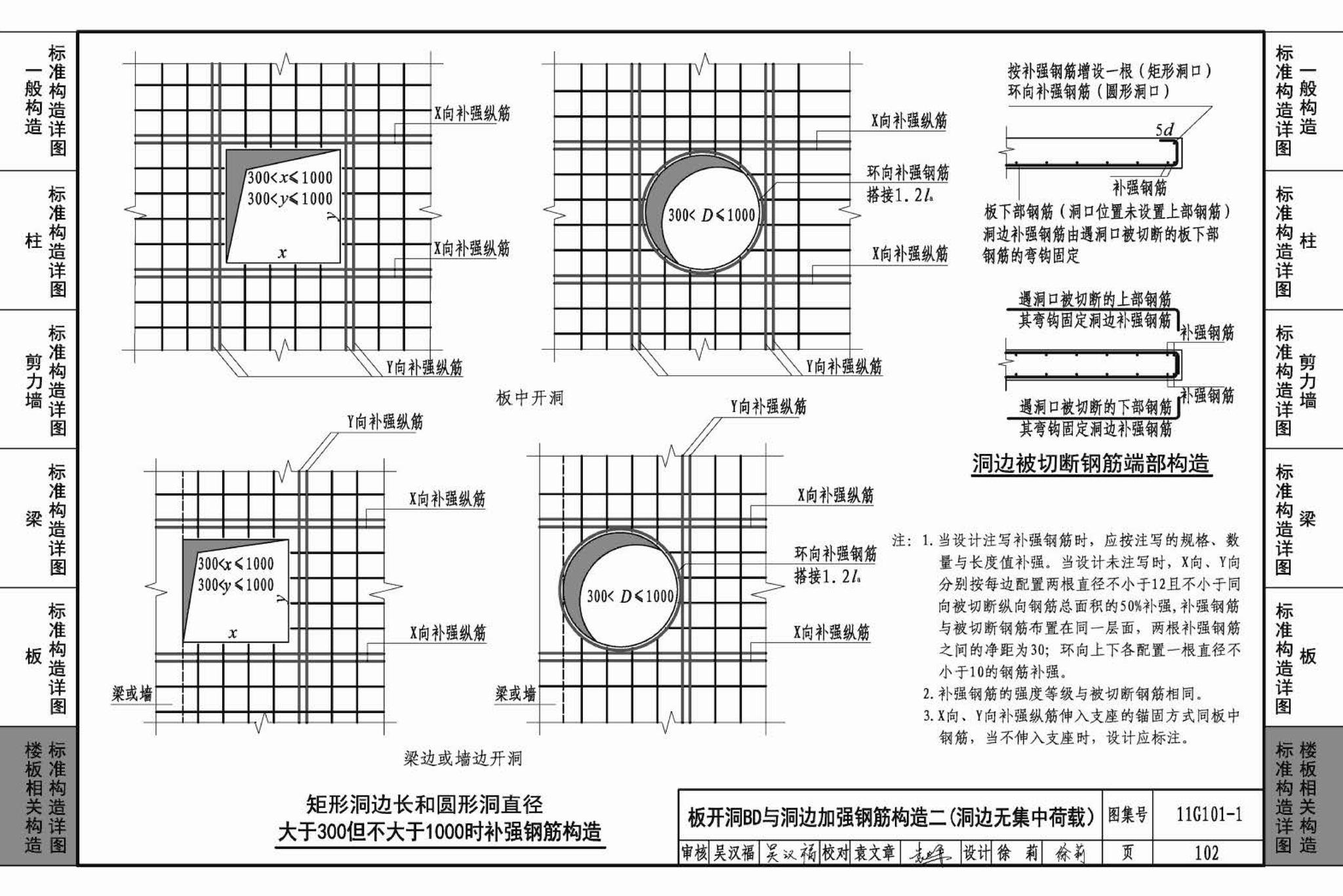 11G101-1--混凝土结构施工图平面整体表示方法制图规则和构造详图（现浇混凝土框架、剪力墙、梁、板）