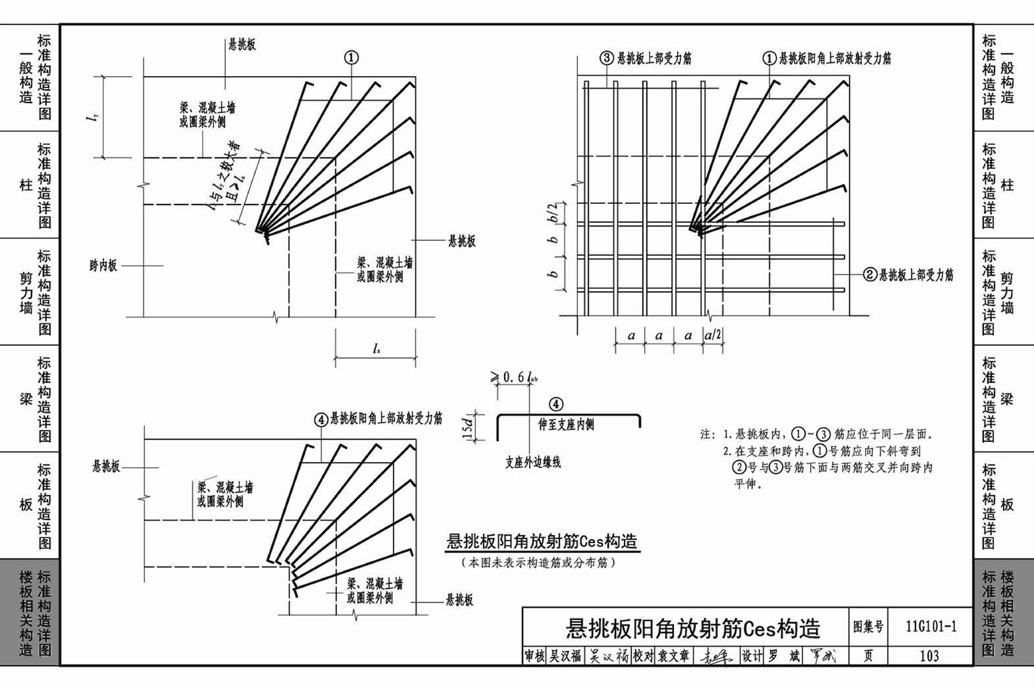 11G101-1--混凝土结构施工图平面整体表示方法制图规则和构造详图（现浇混凝土框架、剪力墙、梁、板）