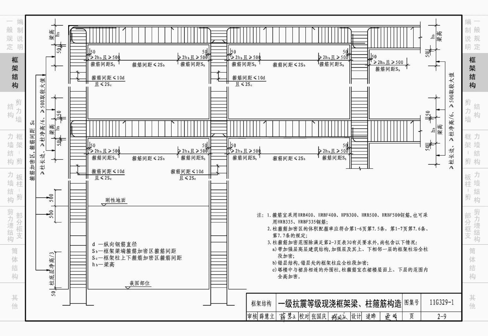 11G329-1--建筑物抗震构造详图（多层和高层钢筋混凝土房屋）