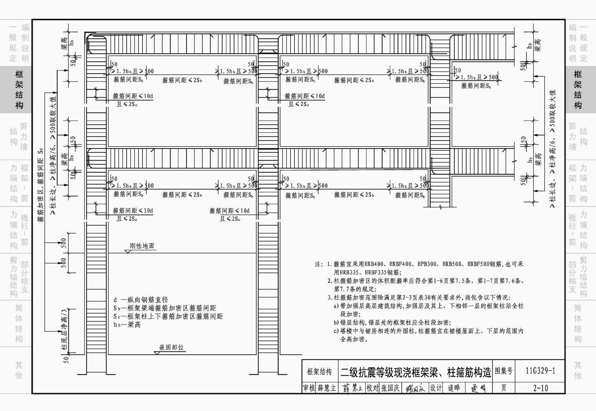 11G329-1--建筑物抗震构造详图（多层和高层钢筋混凝土房屋）