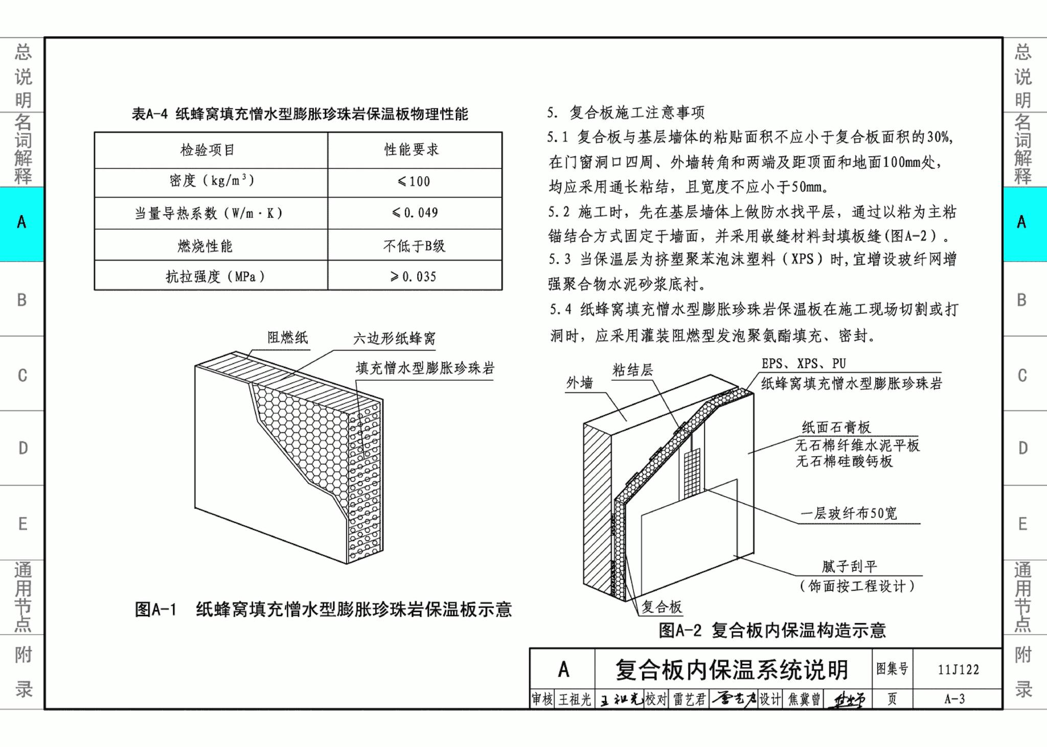 11J122--外墙内保温建筑构造