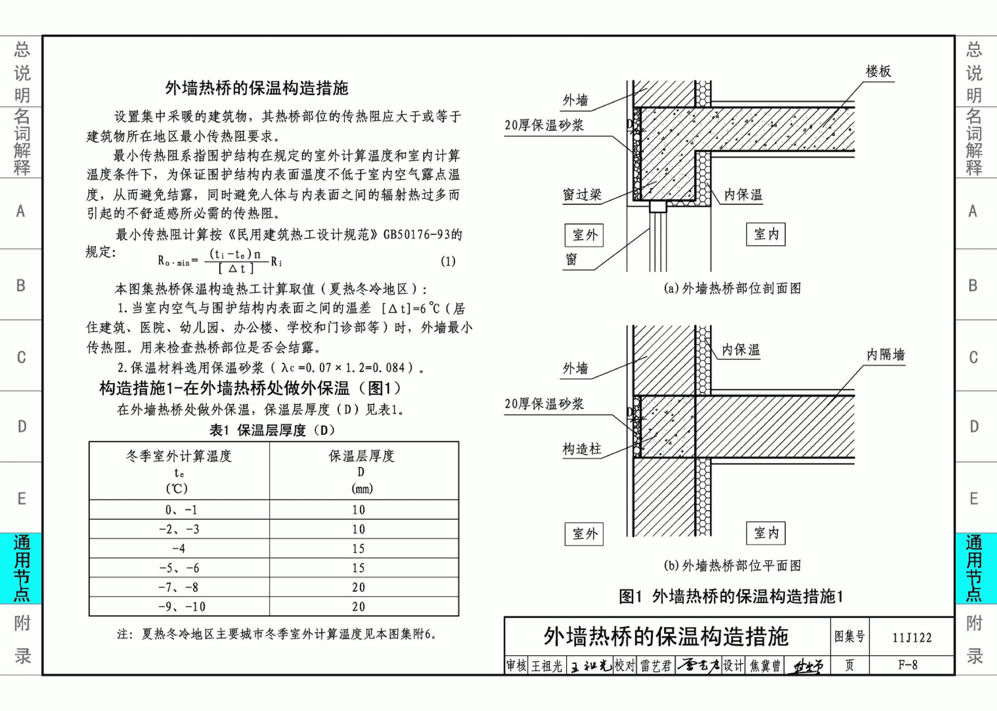 11J122--外墙内保温建筑构造